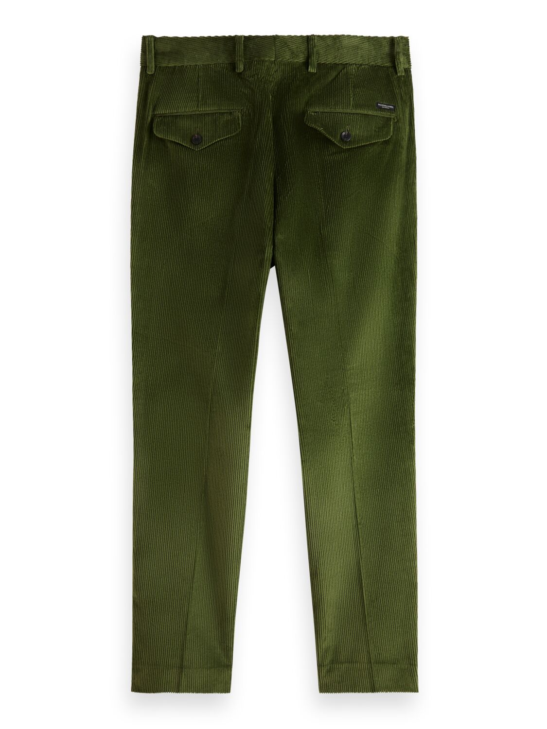 Scotch & Soda - Blake Regular Slim Fit Corduroy Chino - Field Green