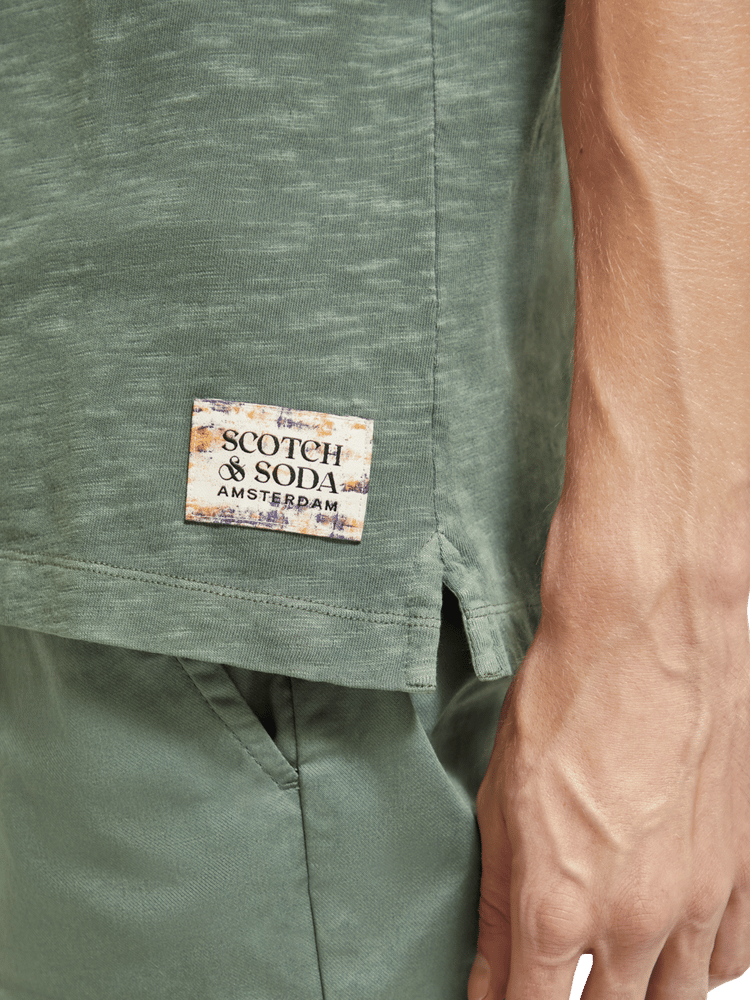 Scotch & Soda - Garment-Dyed Jersey Polo - Seaweed
