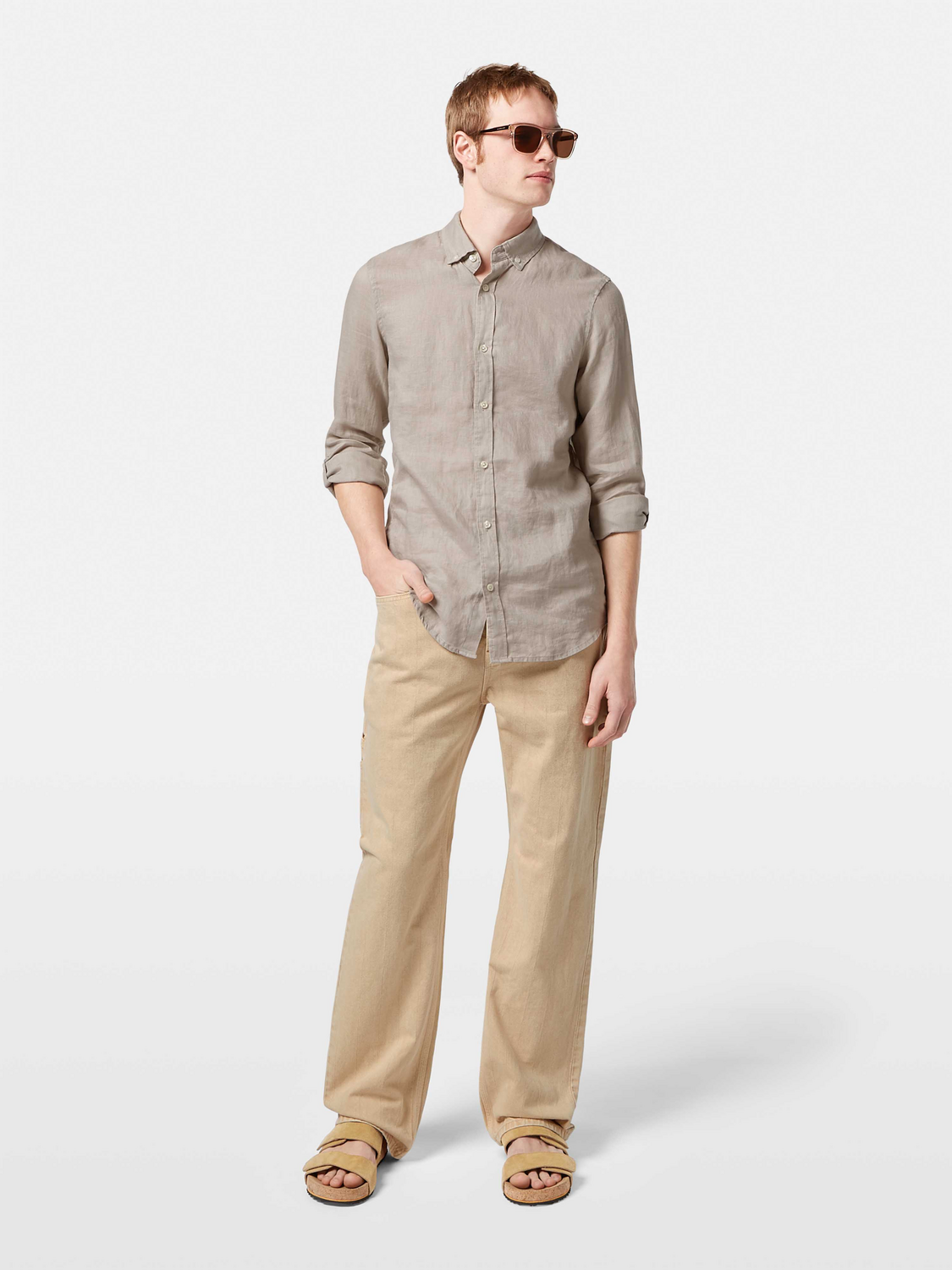 Scotch & Soda - Verve Straight Workwear Jean - Desert Sand