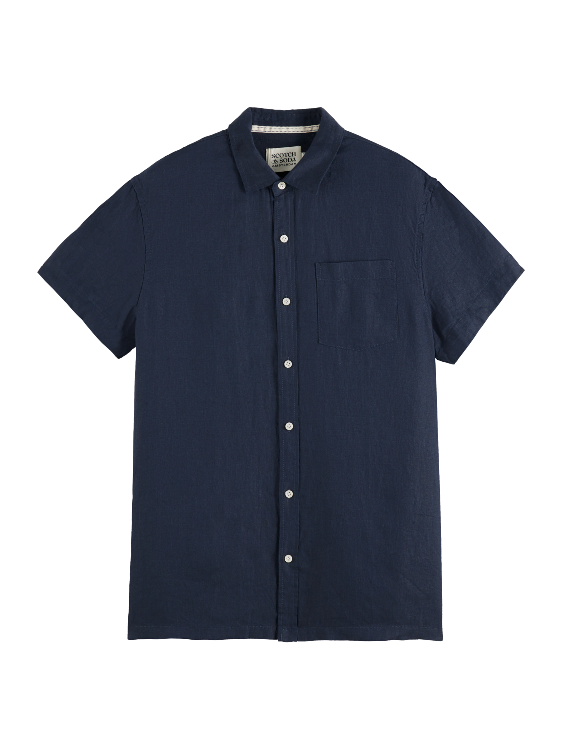 Scotch & Soda - Linen SS Shirt - Night