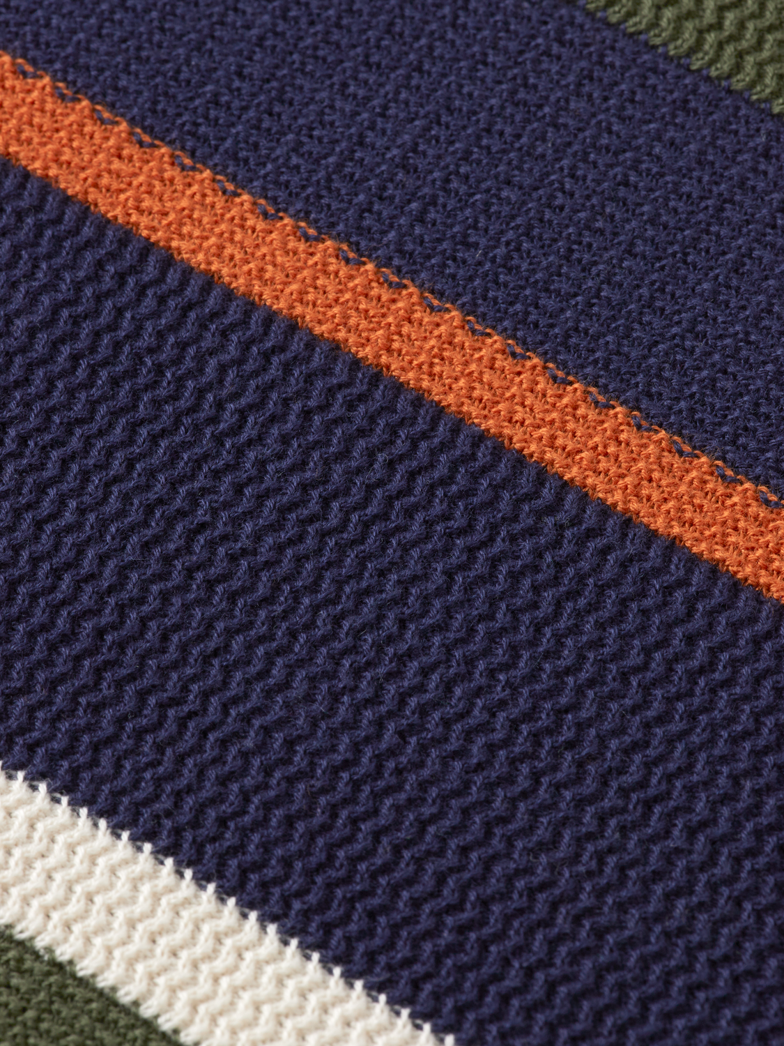 Scotch & Soda - Knitted Striped Regular Fit Polo - Peacoat Stripes