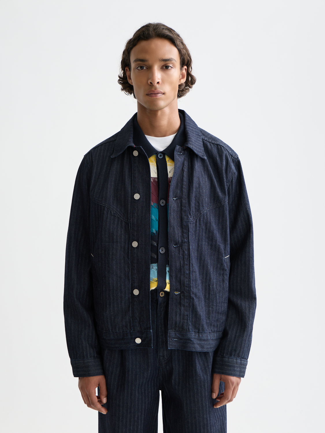 Scotch & Soda - Trucker Western Jacket - Blue Velvet