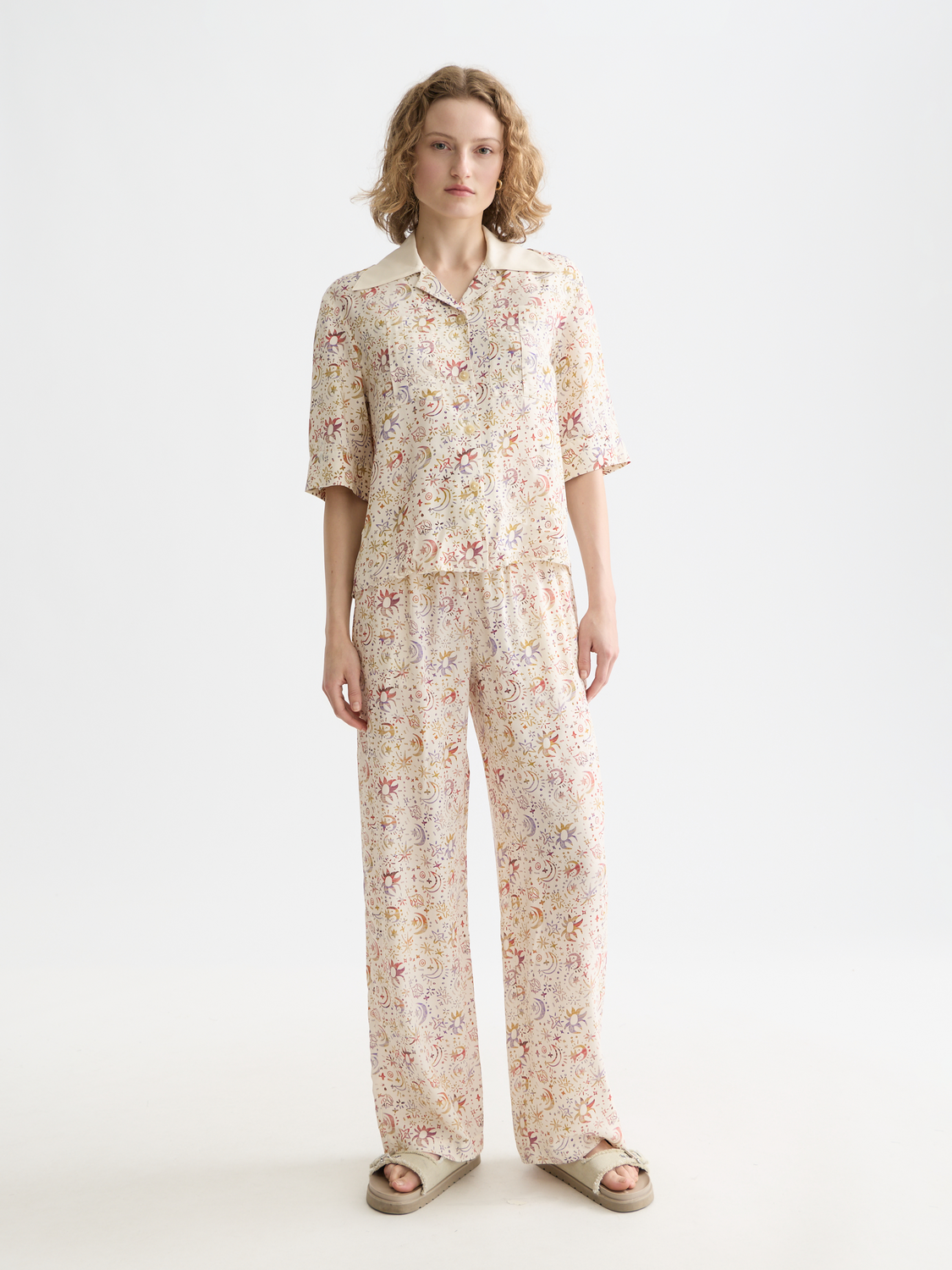 Maison Scotch - Printed SS Shirt - Cosmic Sky Eggnog