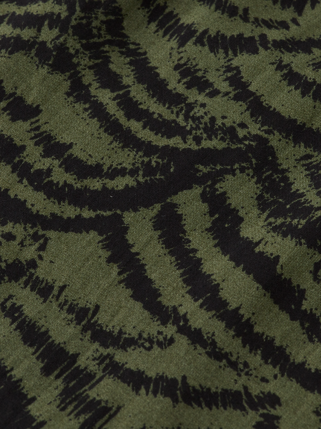 Maison Scotch - Printed Pintuck Blouse - Ikat Feather Thyme