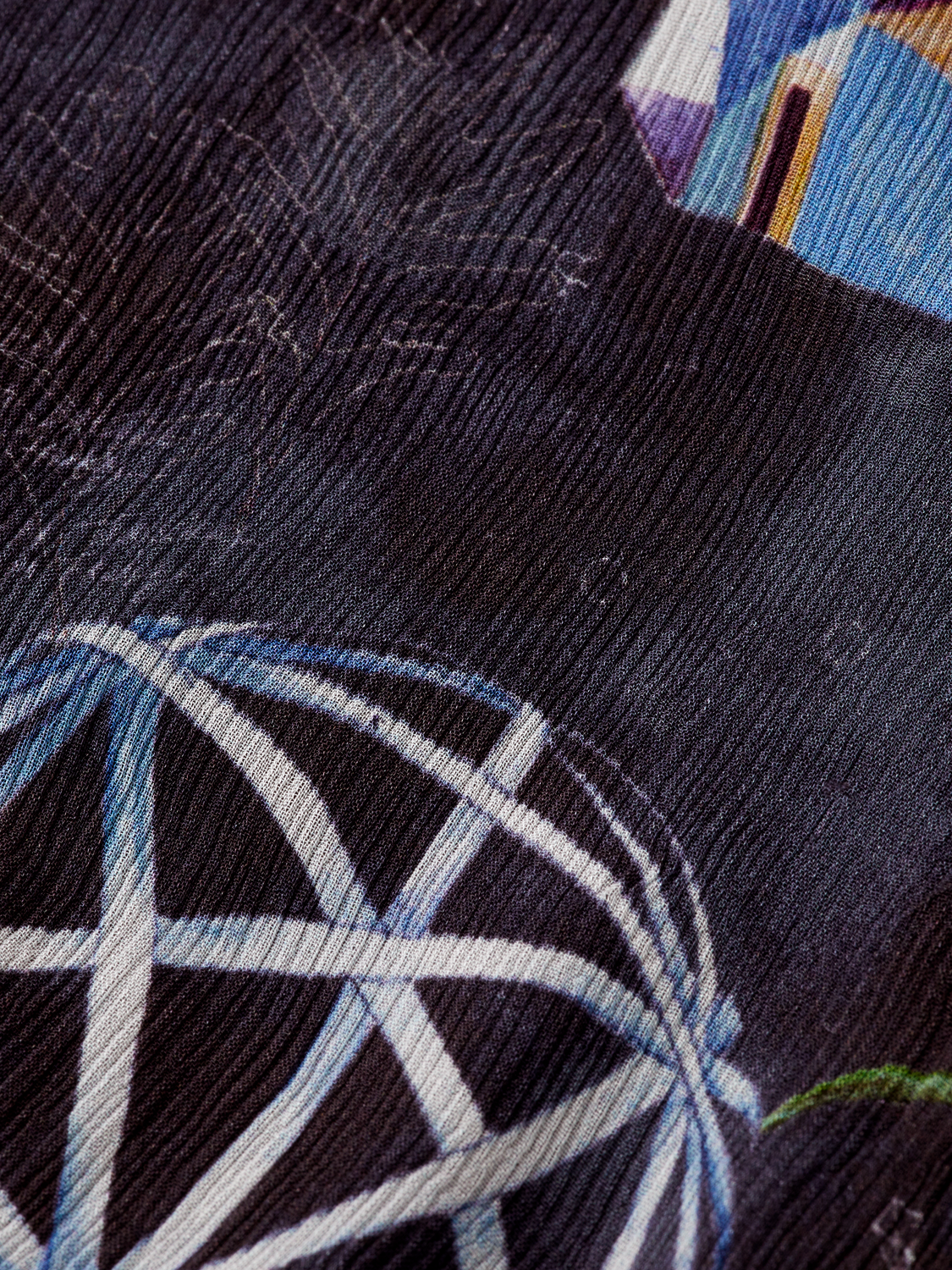 Maison Scotch - Peplum SS Top - Black Mountain