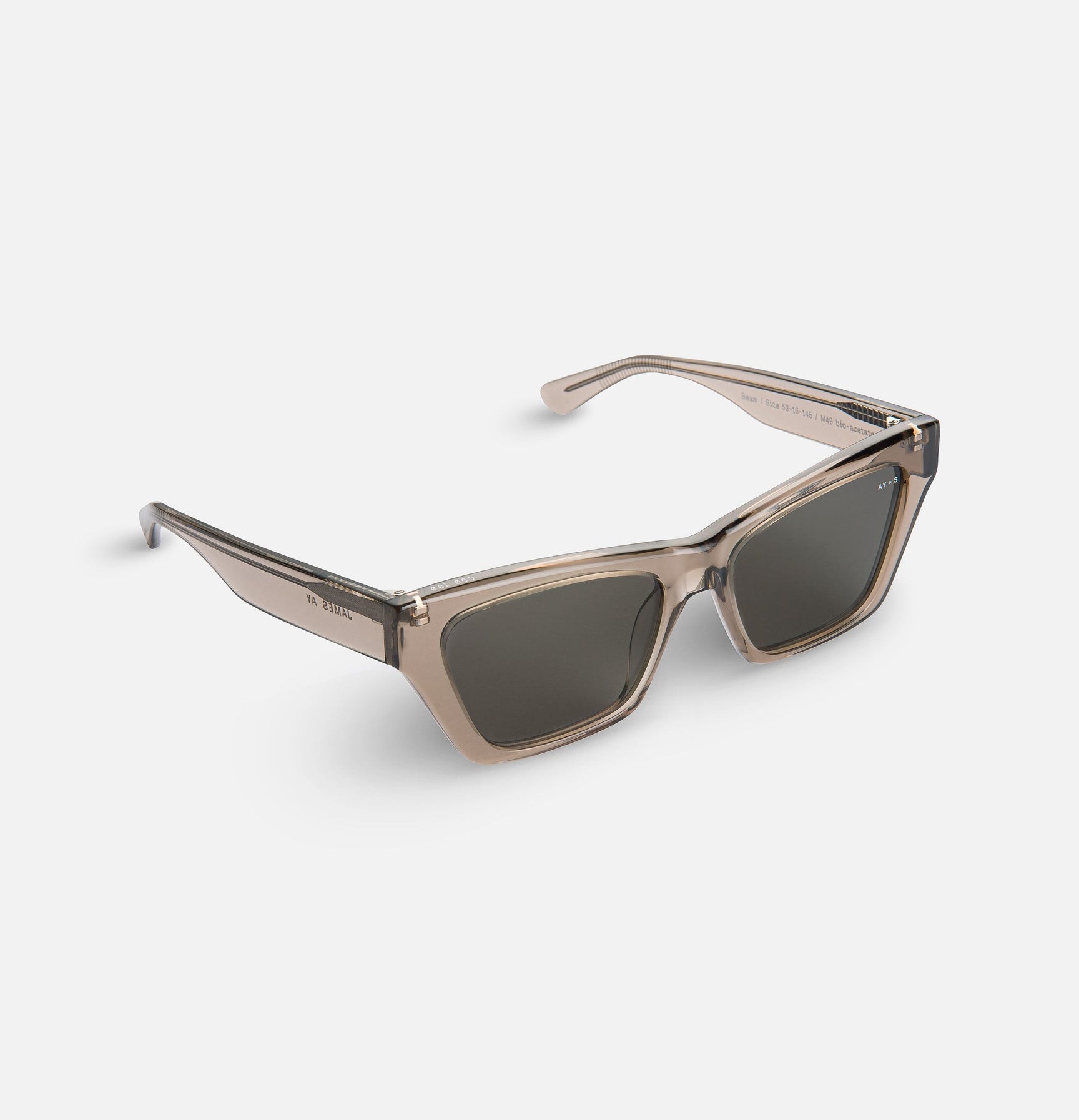 James Ay - Beam Sunglasses - Transparent Oister