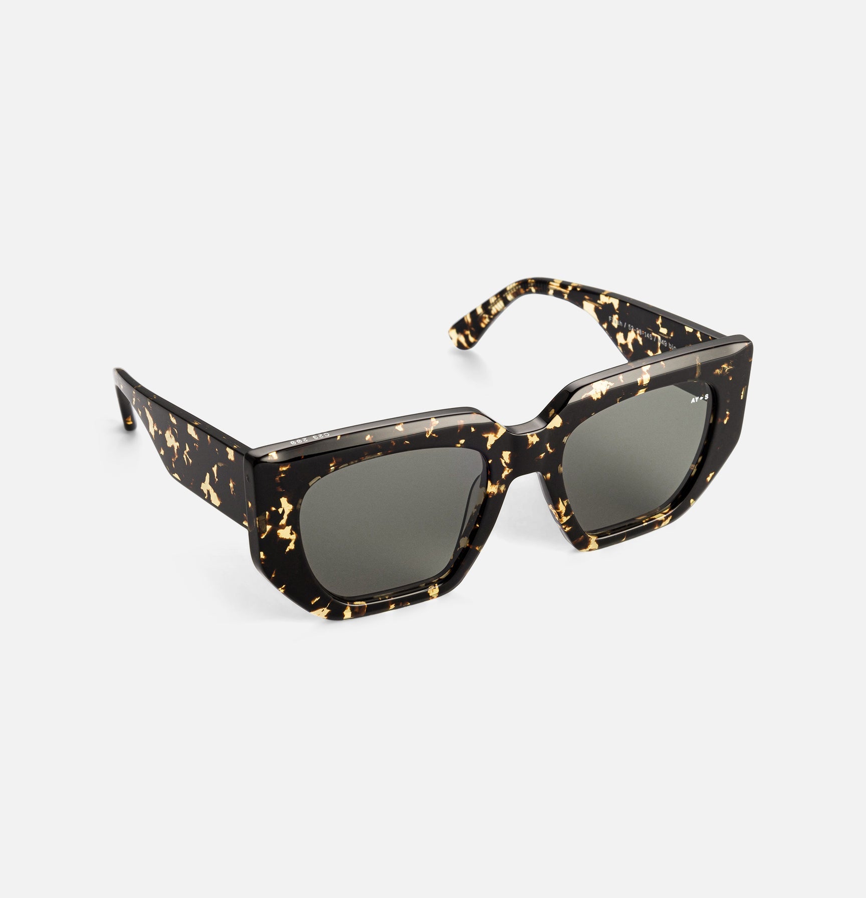 James Ay - Flash Sunglasses - Transparent Havana