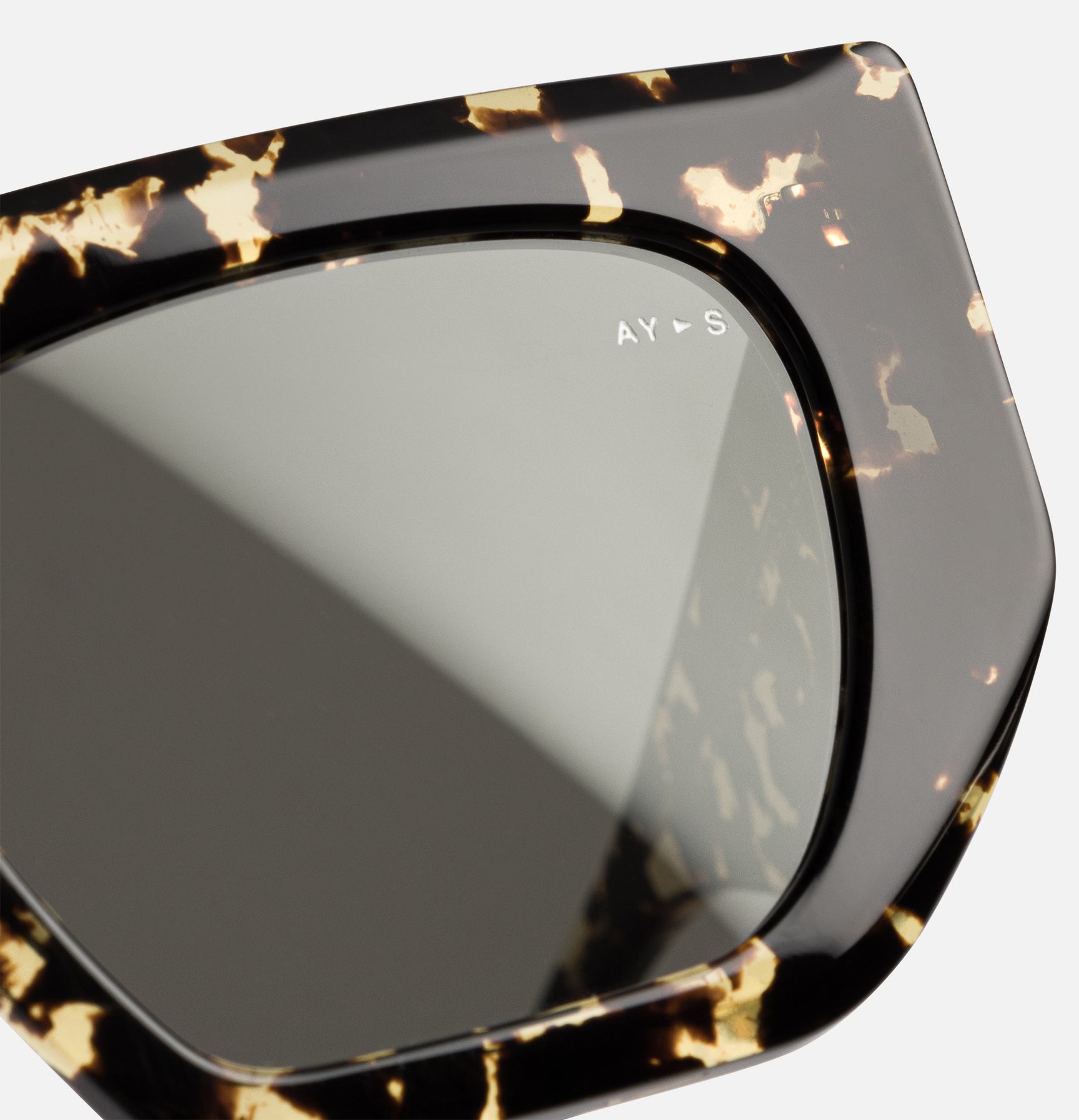 James Ay - Flash Sunglasses - Transparent Havana