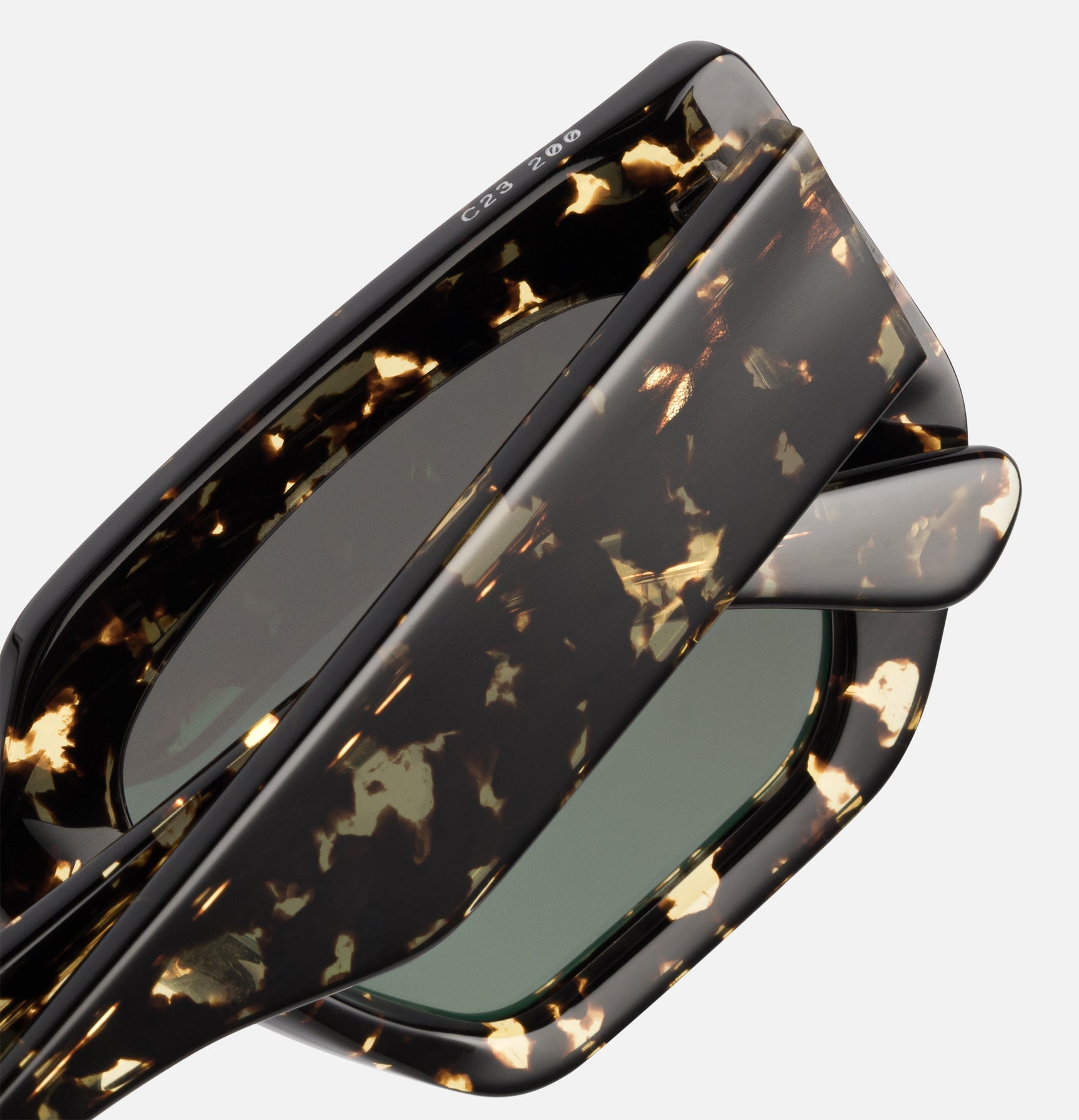 James Ay - Flash Sunglasses - Transparent Havana