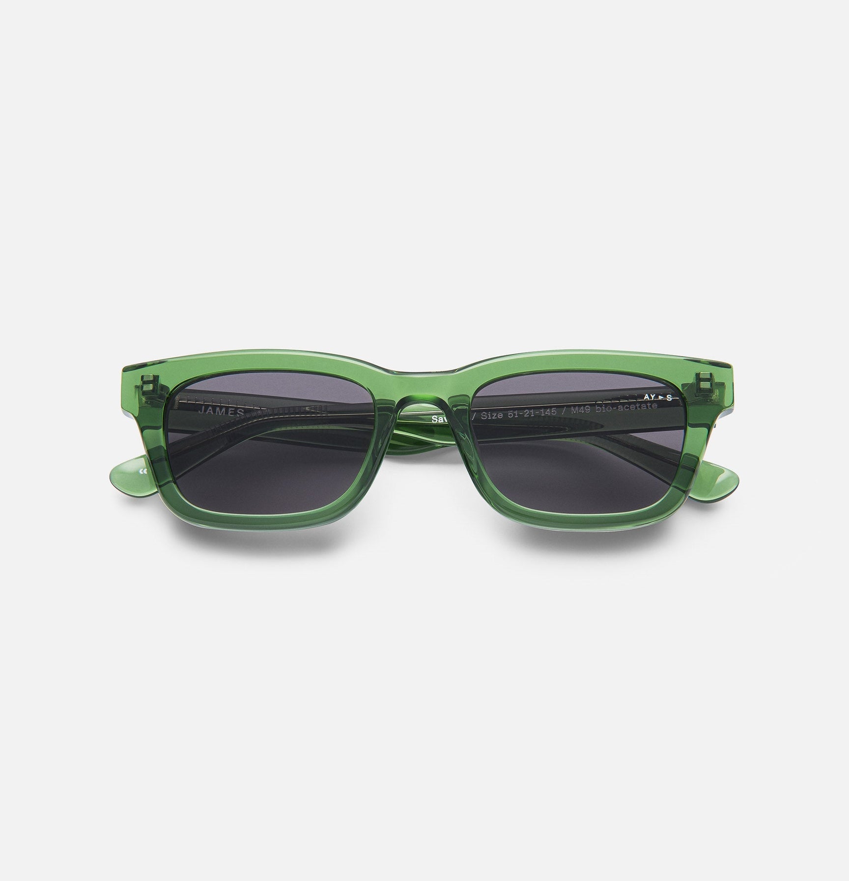 James Ay - Savage Sunglasses - Transparent Forest