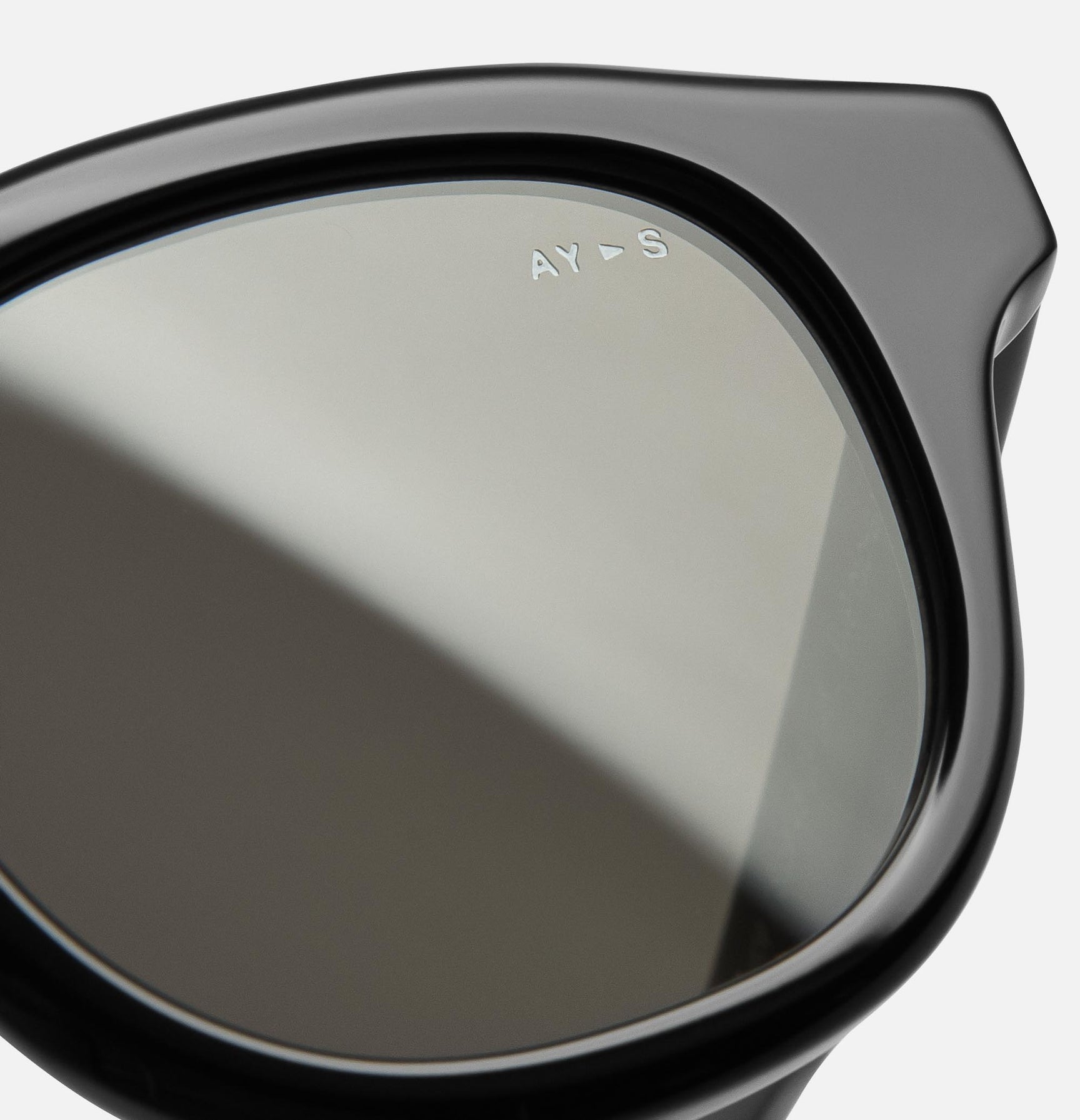 James Ay - Suede Sunglasses - Black