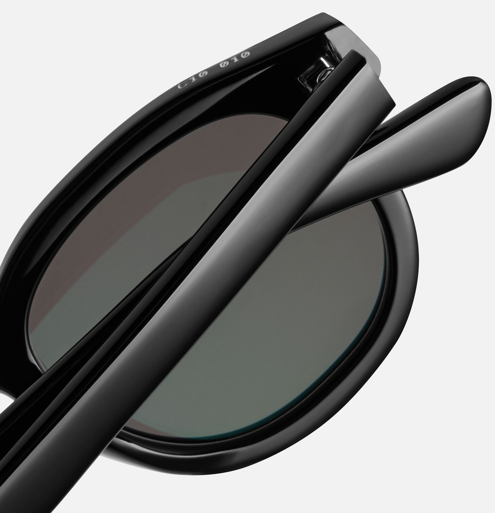 James Ay - Suede Sunglasses - Black