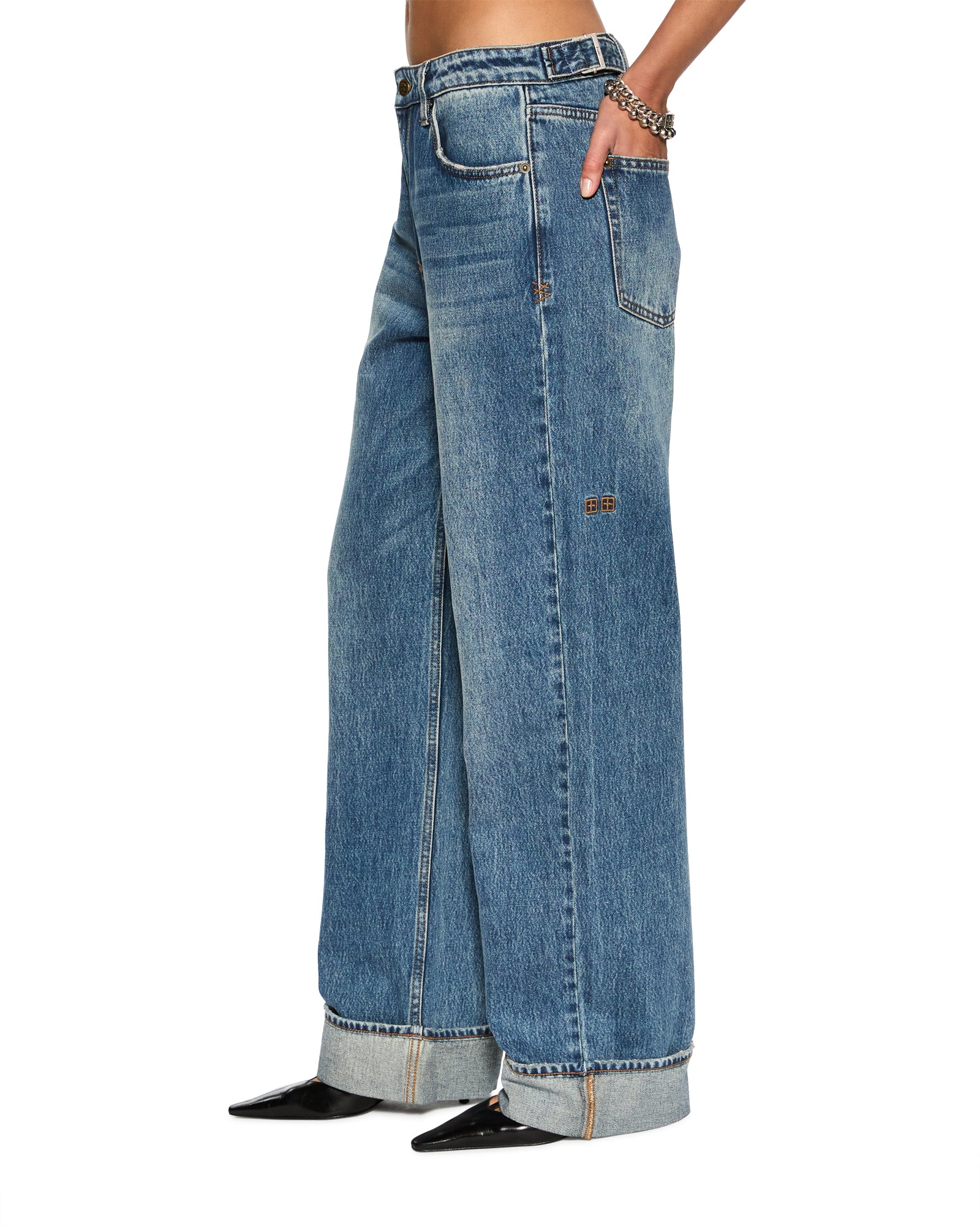Ksubi - Low Rider Jean - Cuffed Aged