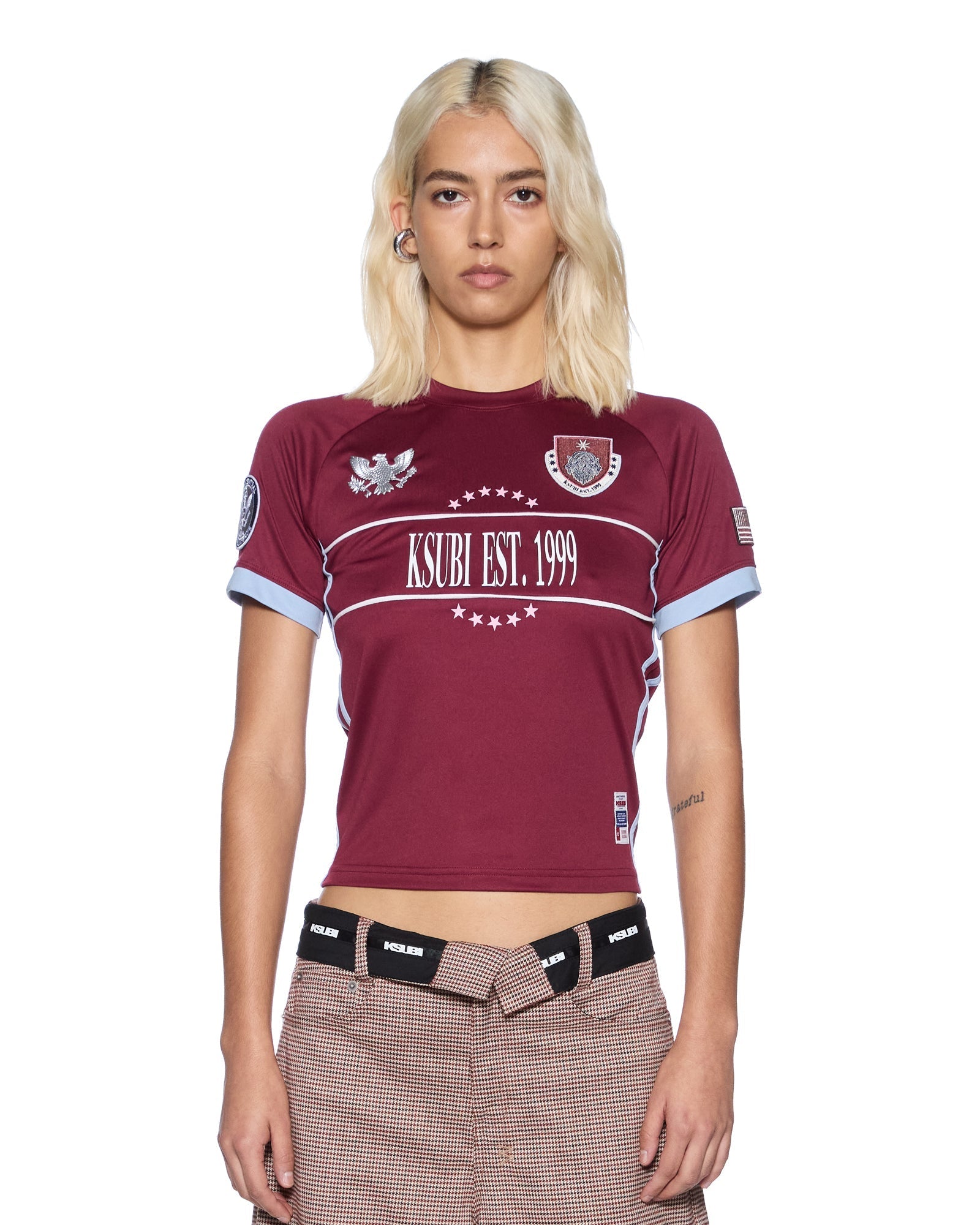 Ksubi - Surround Vision Baby Jersey Tee - Sangria
