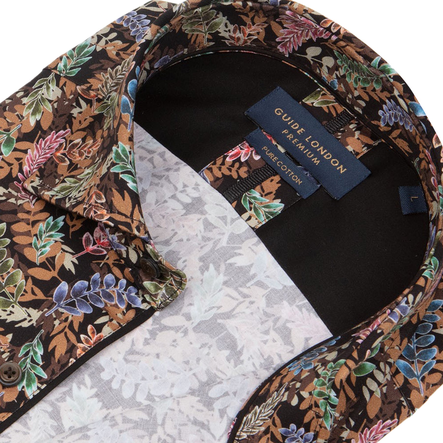 Guide London - Leaf LS Shirt - Multi