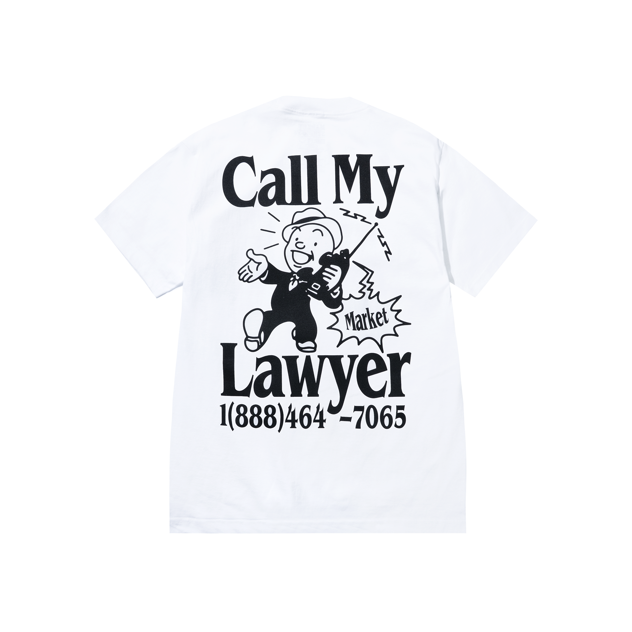 Market - Walking And Talking Lawyer Tee - White