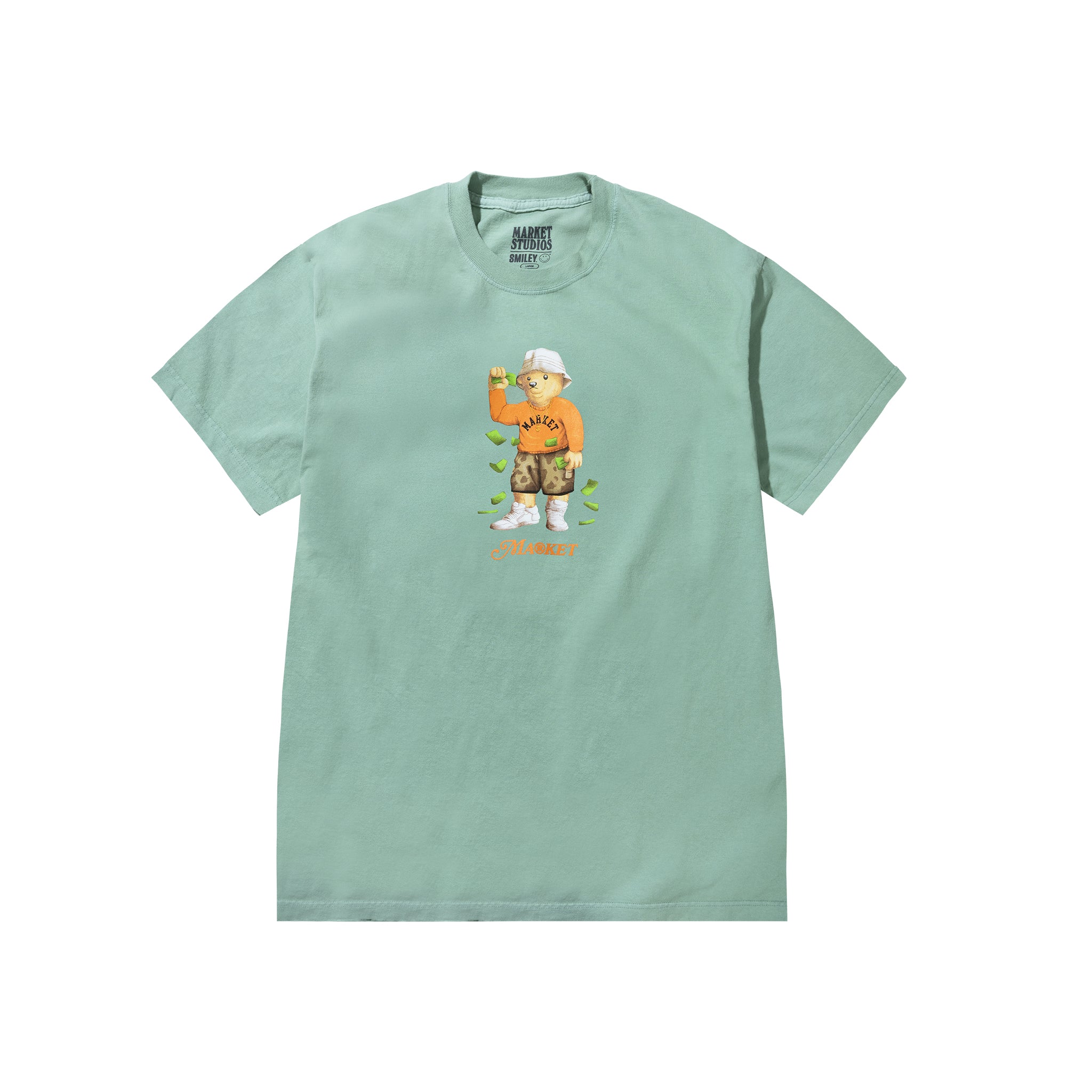 Market - Make It Rain Bear Tee - Green