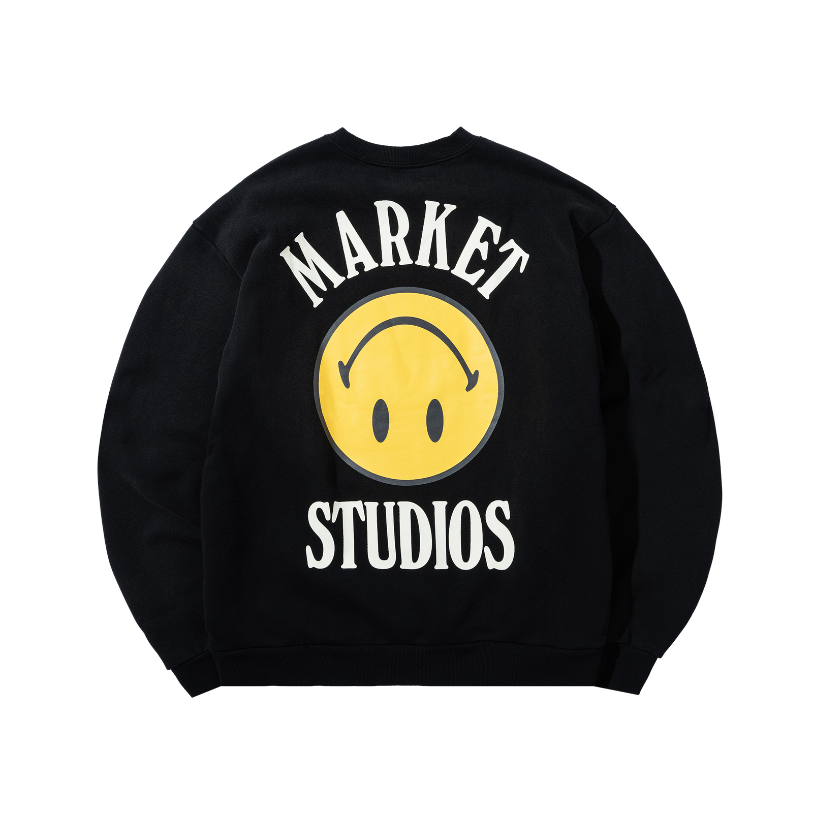 Market - Smiley Lockup Crewneck - Jet Set Black
