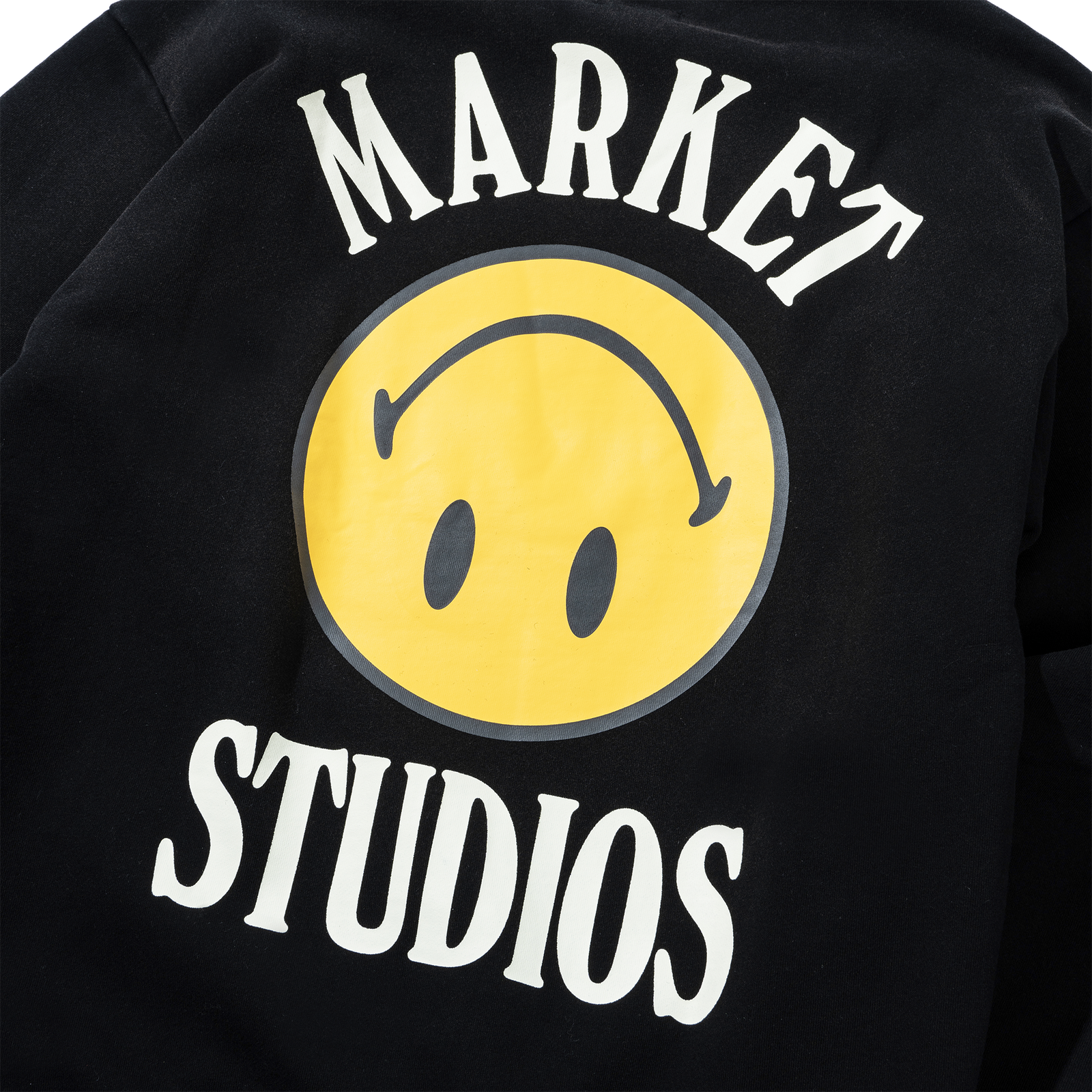 Market - Smiley Lockup Crewneck - Jet Set Black