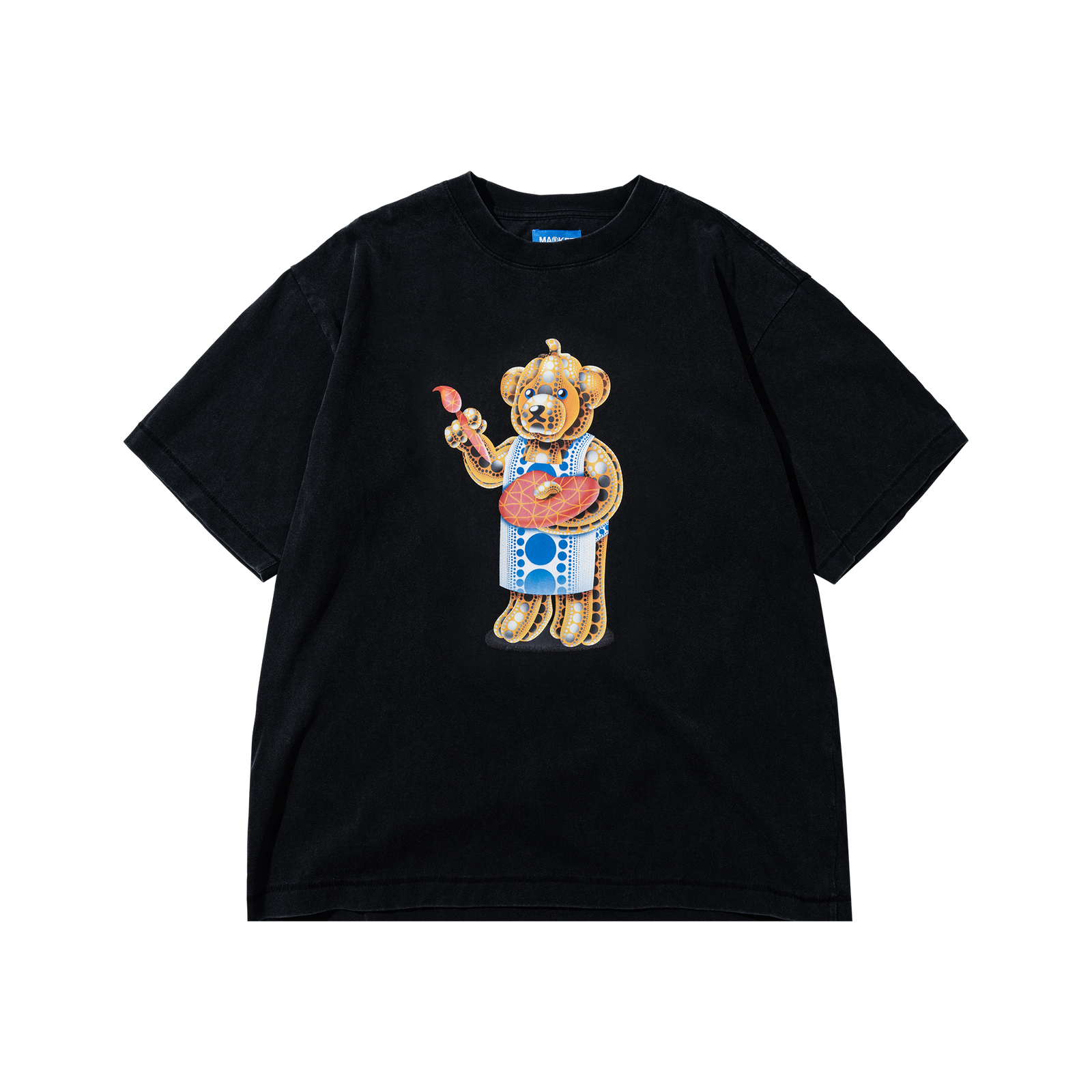 Market - Infinity Bear Tee - Washed Black