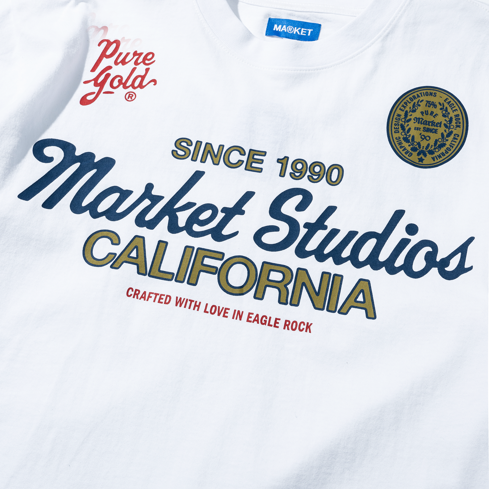 Market - Pure Gold Tee - White