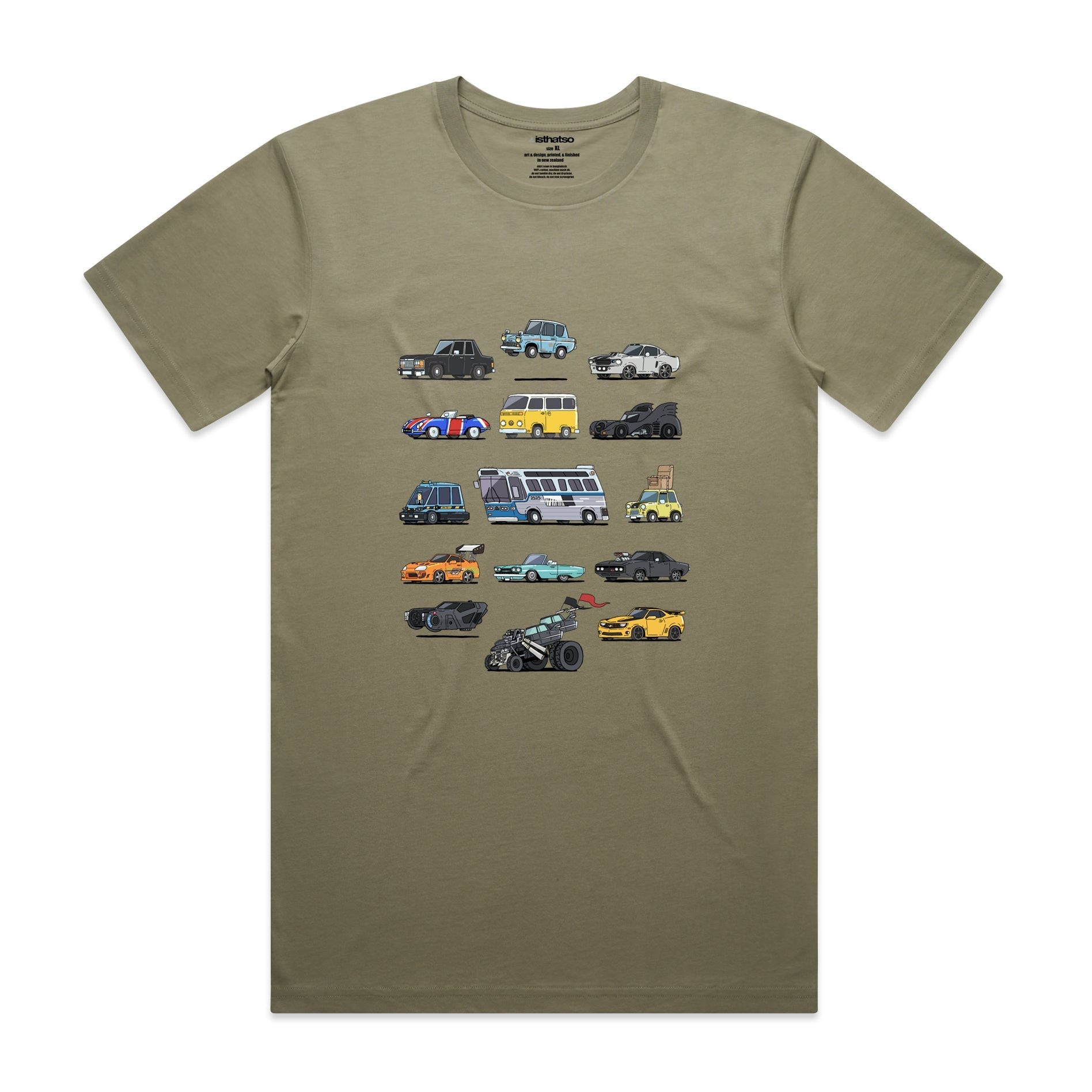 Isthatso - Movie Vehicle SS Tee - Eucalyptus