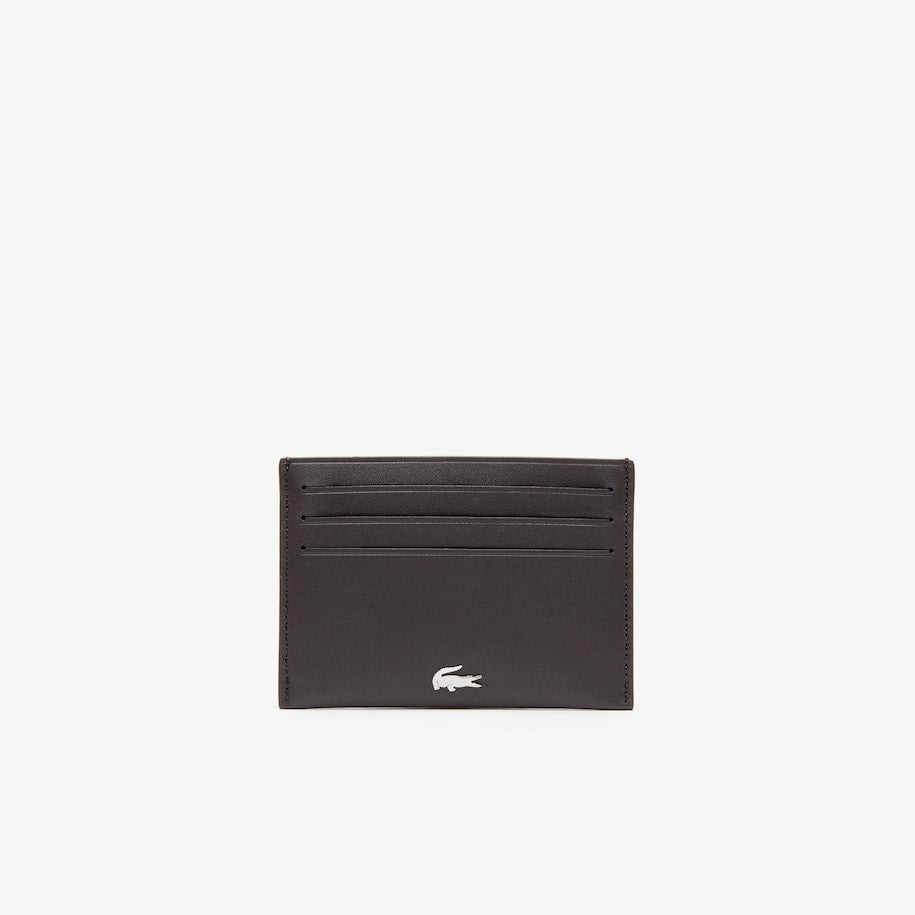 Lacoste - Fitzgerald Credit Card Holder - Dark Brown