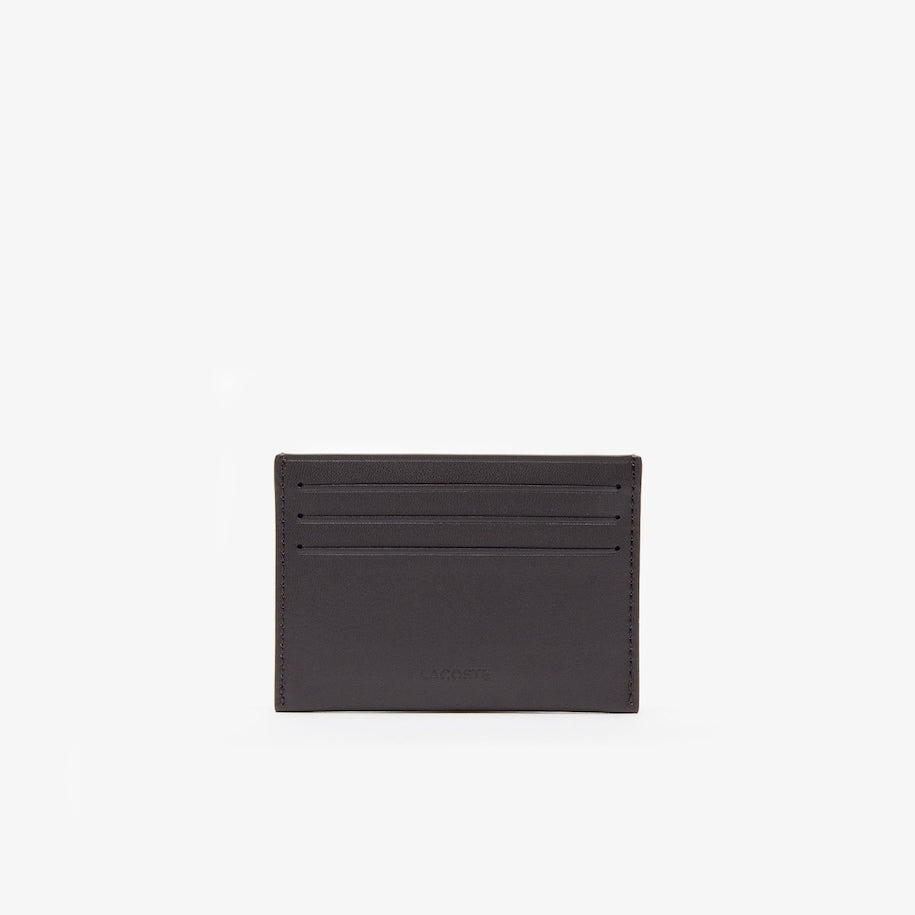 Lacoste - Fitzgerald Credit Card Holder - Dark Brown