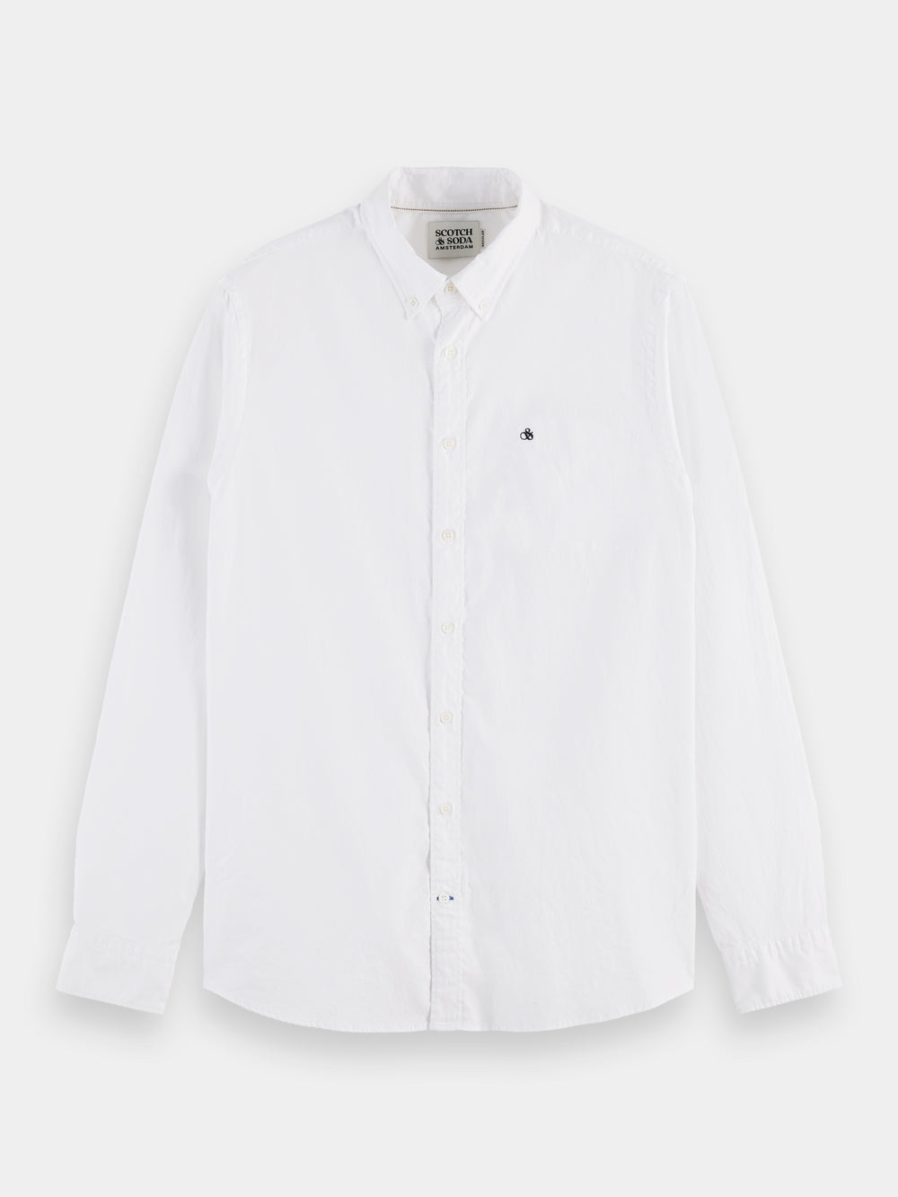 Scotch & Soda - Organic Oxford Regular Fit Shirt - White