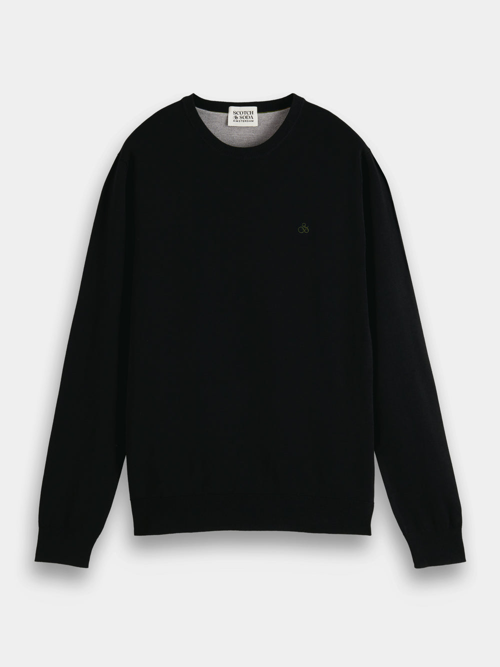 Scotch & Soda - Essentials Classic Crewneck Pullover - Black