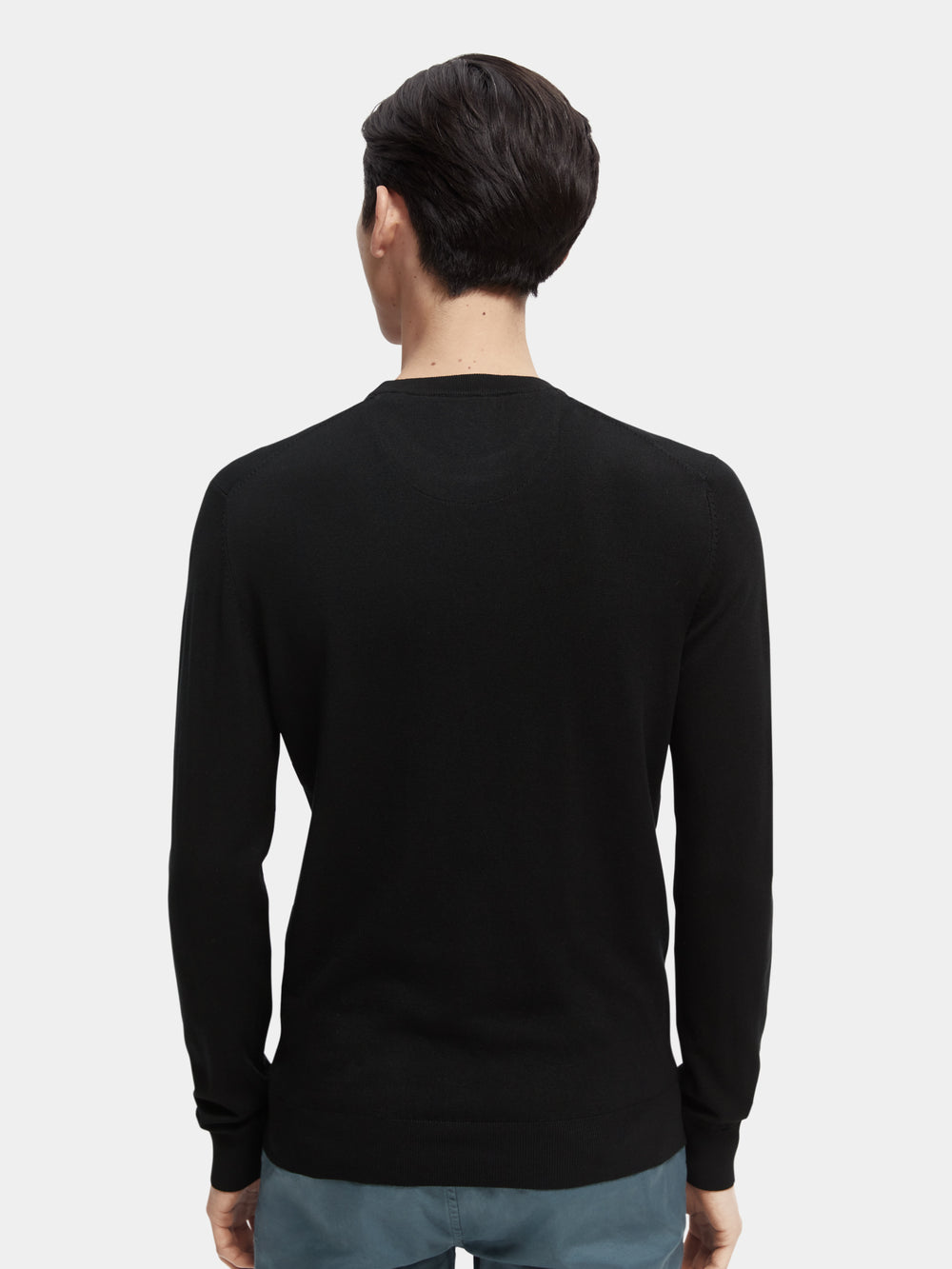 Scotch & Soda - Essentials Classic Crewneck Pullover - Black