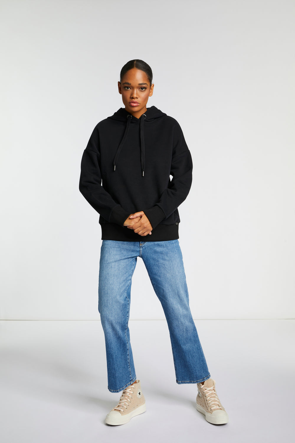 Rich & Royal - Organic Felpa Hoodie - Black