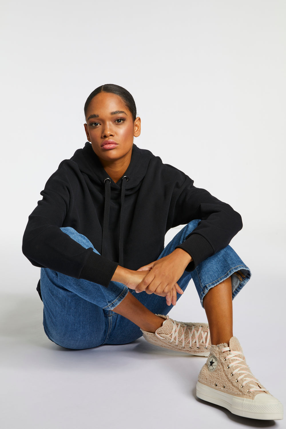 Rich & Royal - Organic Felpa Hoodie - Black