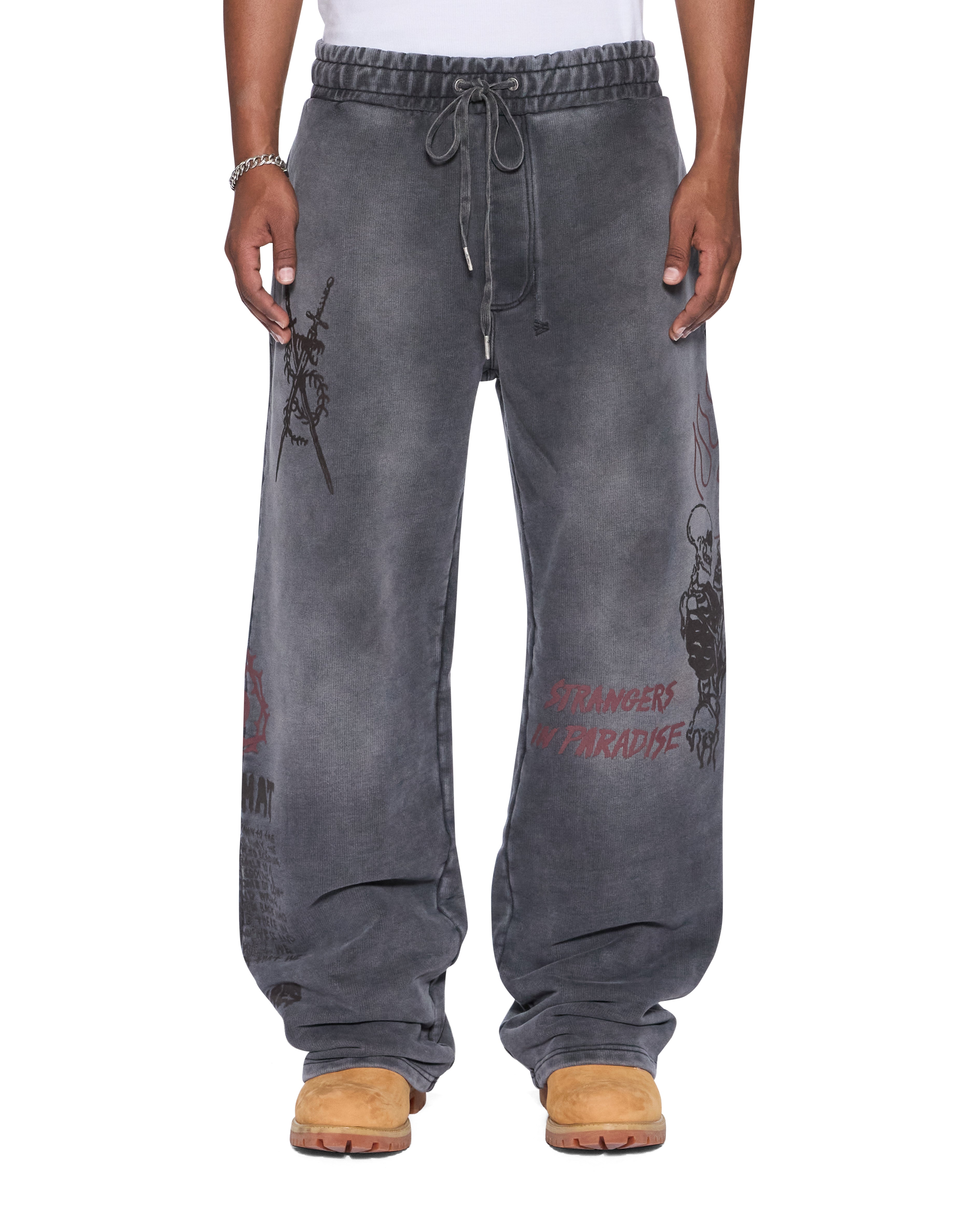 Ksubi - Skool Tunnel Trak Pant - Charcoal Fade
