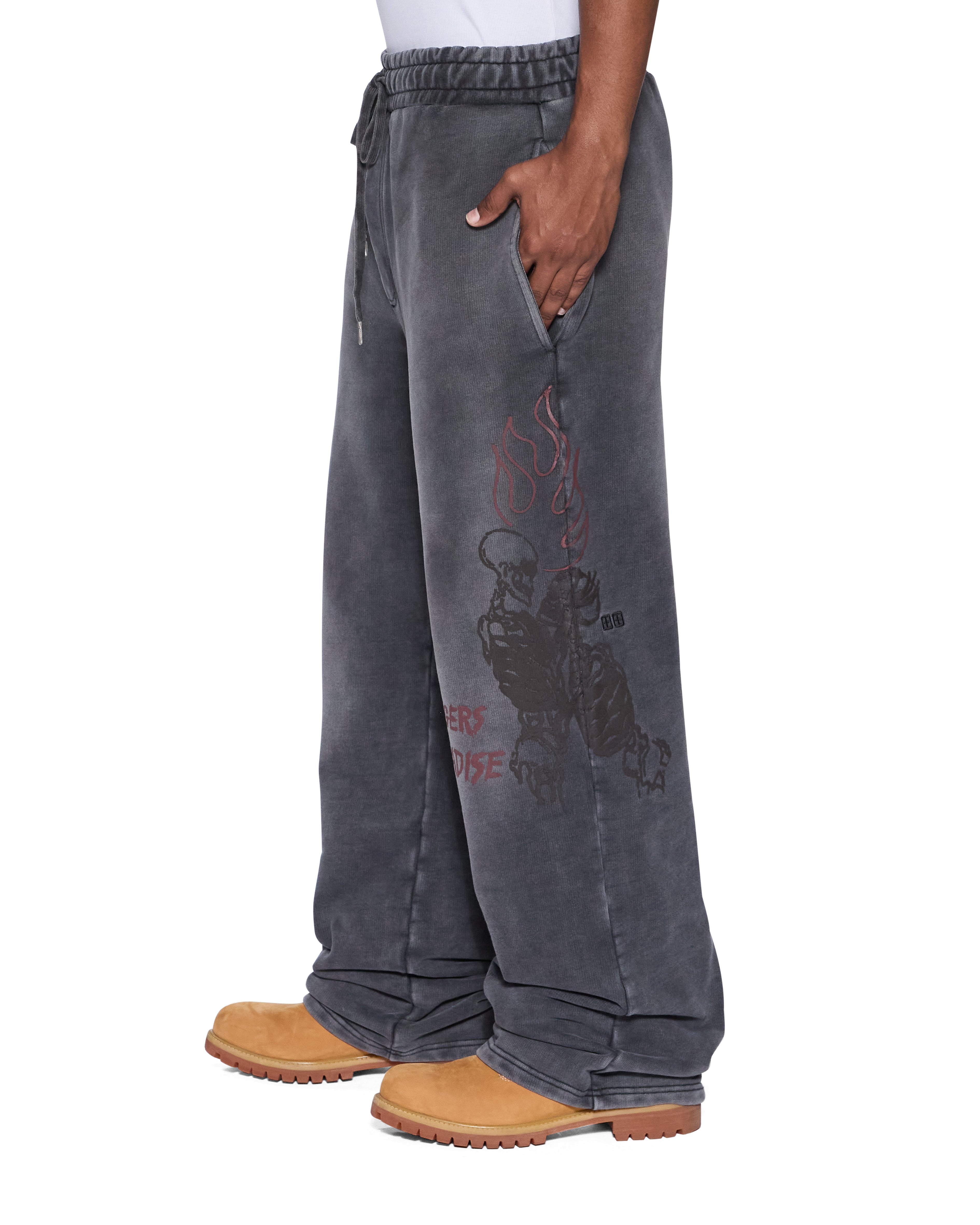Ksubi - Skool Tunnel Trak Pant - Charcoal Fade