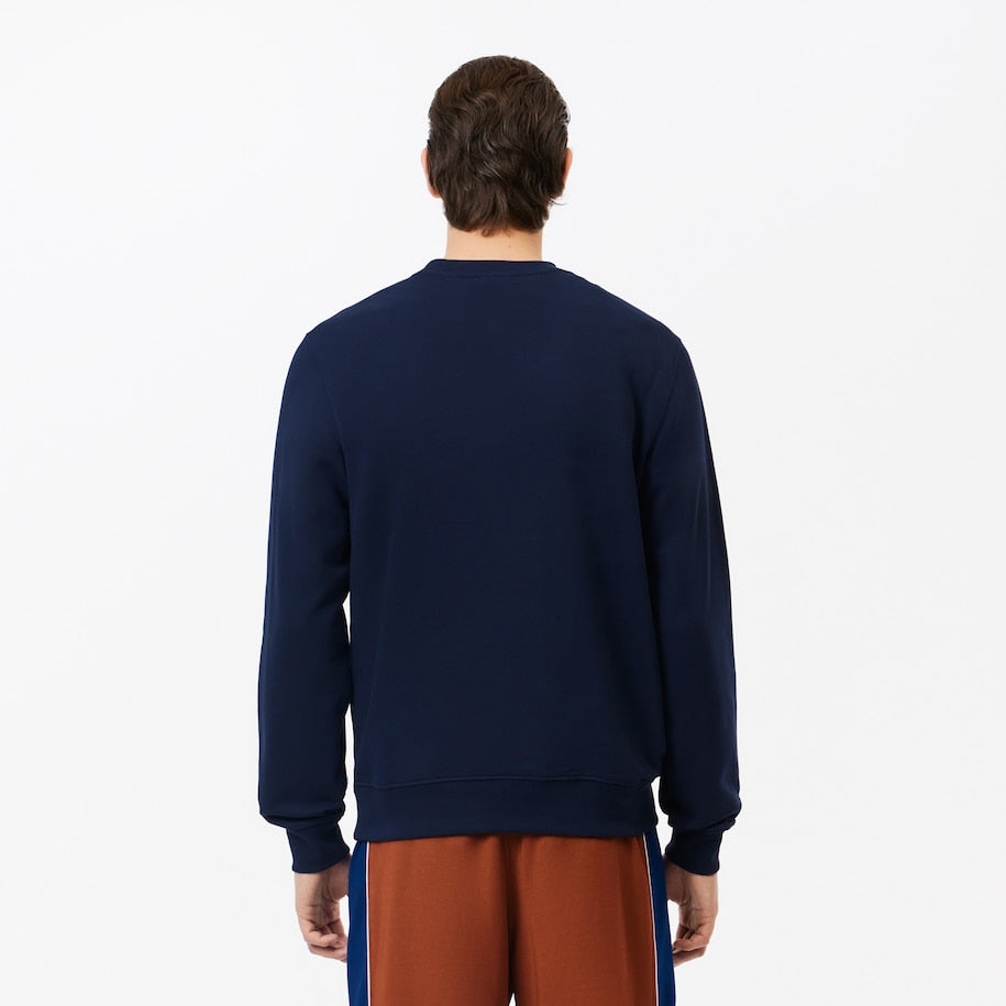 Lacoste - Fleece Crew Neck Sweatshirt - Midnight Blue