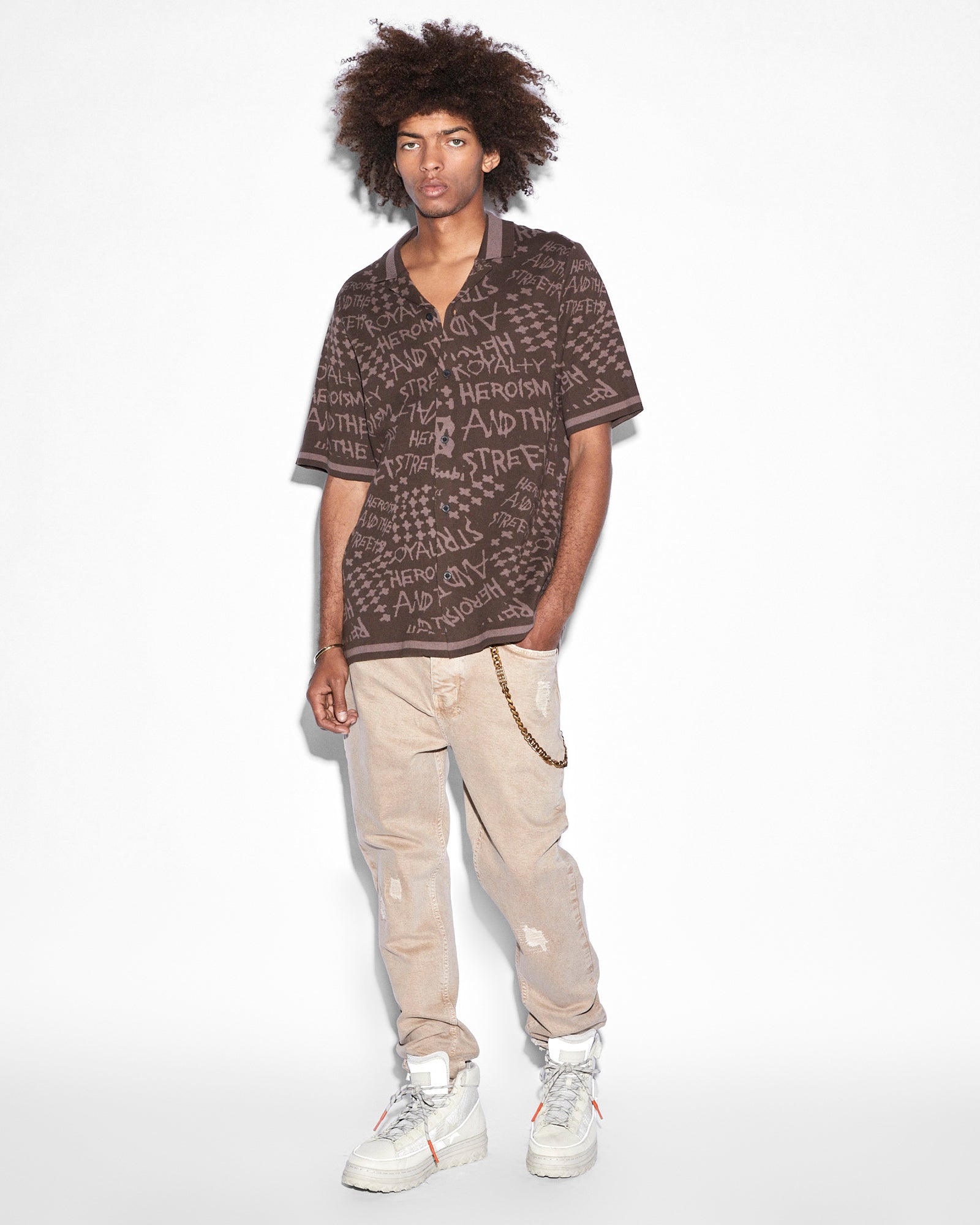 Ksubi - Heroism Knit Resort SS Shirt - Java