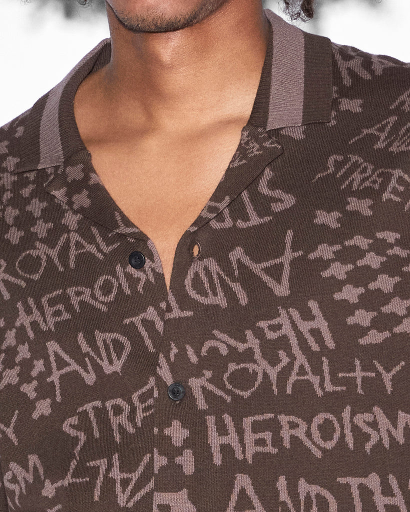 Ksubi - Heroism Knit Resort SS Shirt - Java