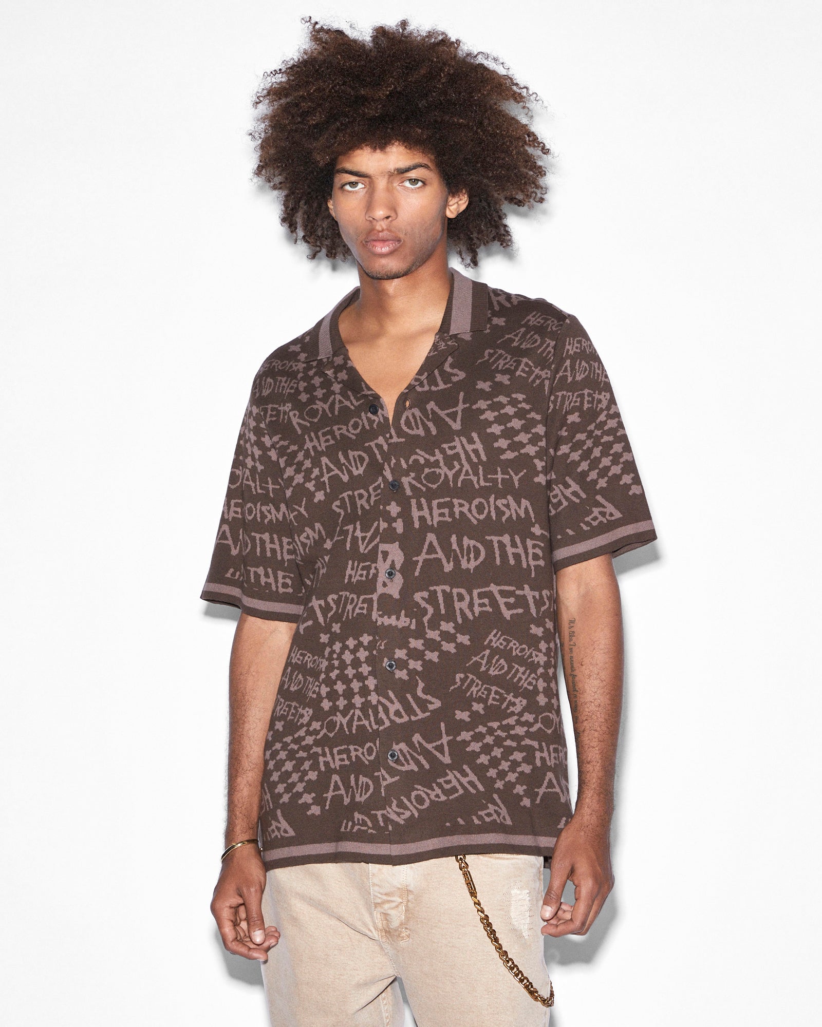 Ksubi - Heroism Knit Resort SS Shirt - Java