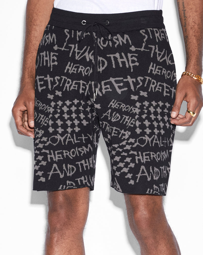 Ksubi - Heroism Knit Short - Black