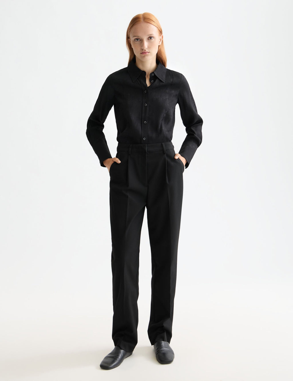 Maison Scotch - Regular Fit Jacquard Shirt - Meteorite