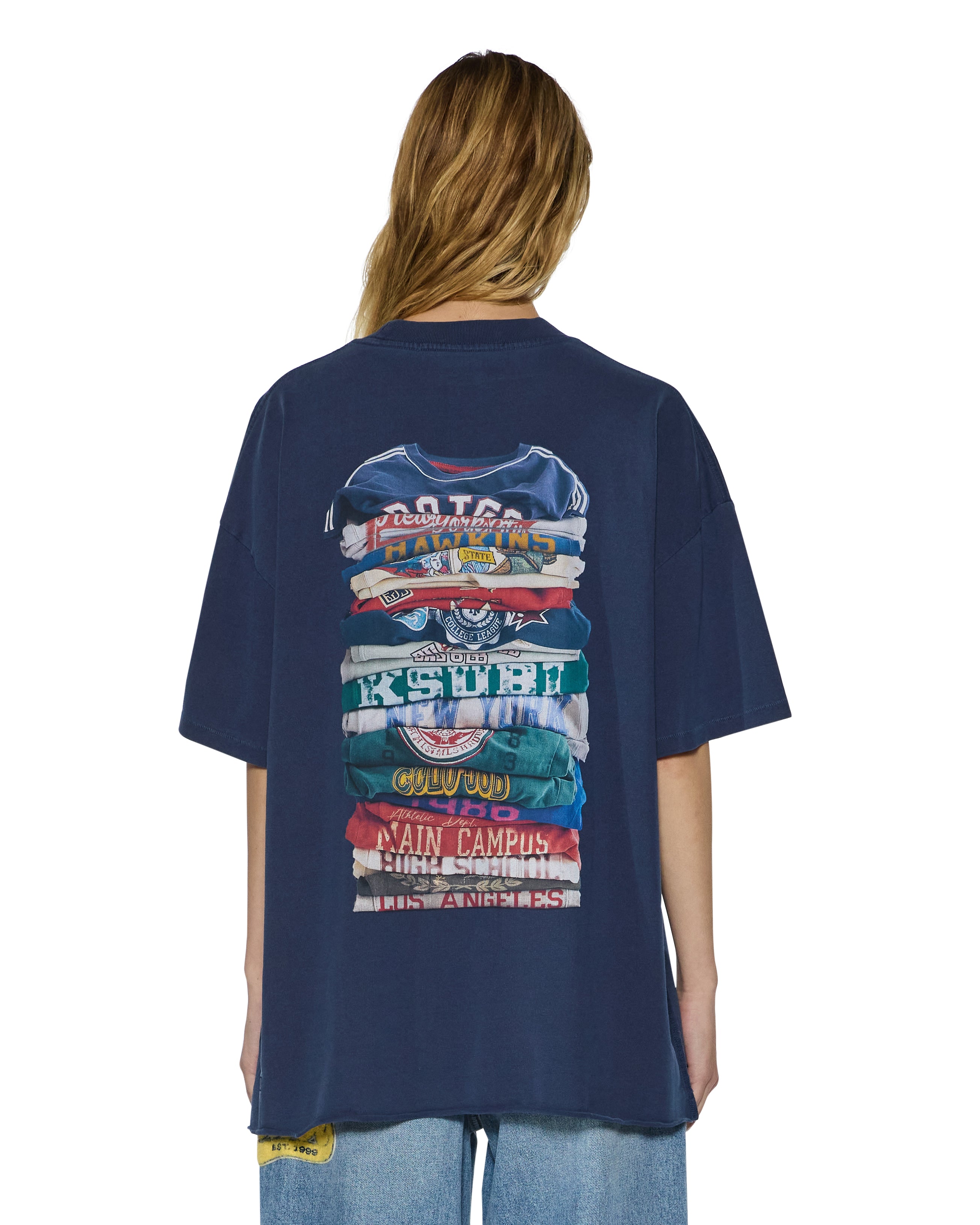 Ksubi - Stacks Boyfriend SS Tee - Ink Blue
