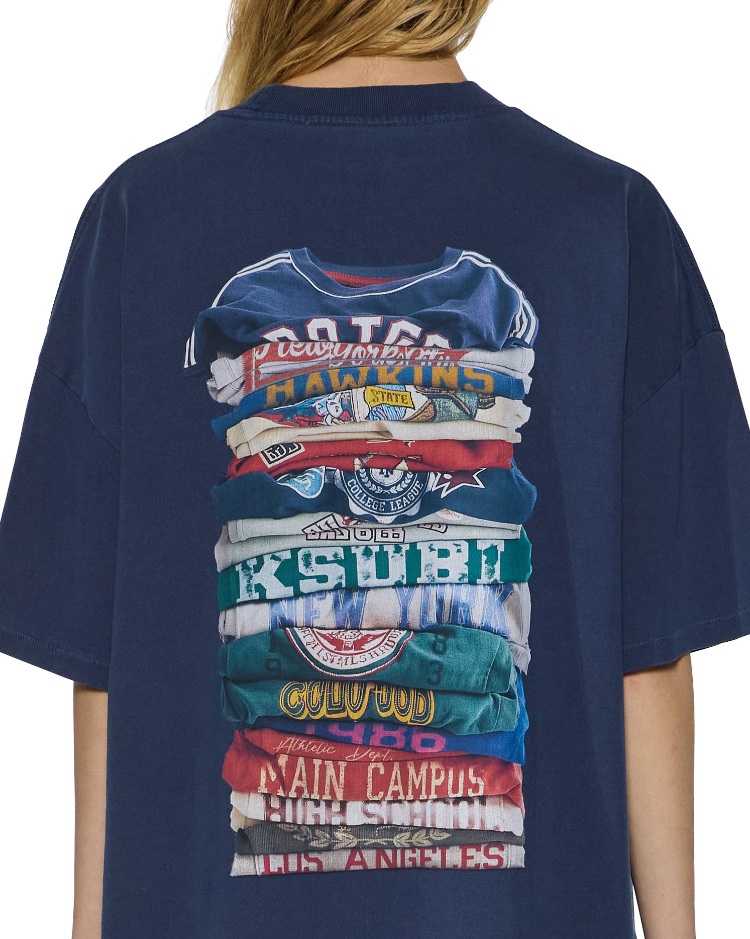 Ksubi - Stacks Boyfriend SS Tee - Ink Blue