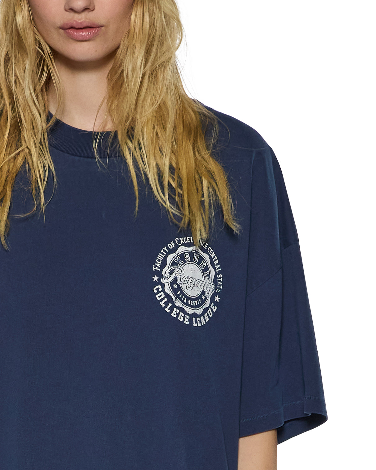 Ksubi - Stacks Boyfriend SS Tee - Ink Blue