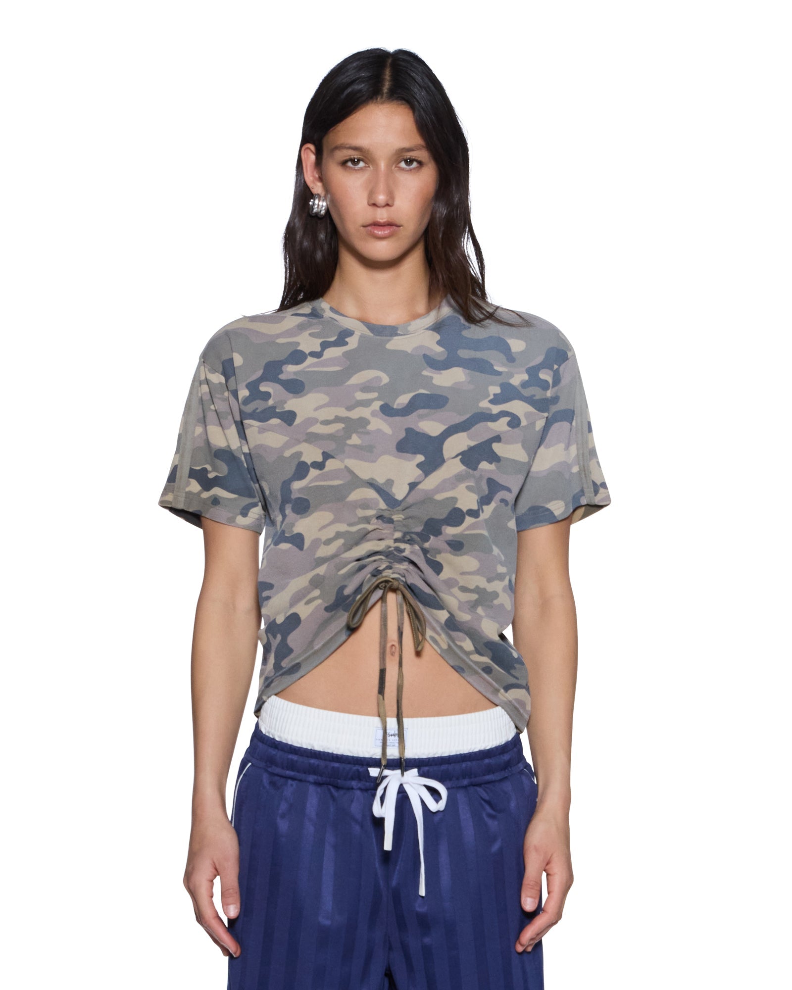 Ksubi - Ruched Everyday SS Camo Tee - Green