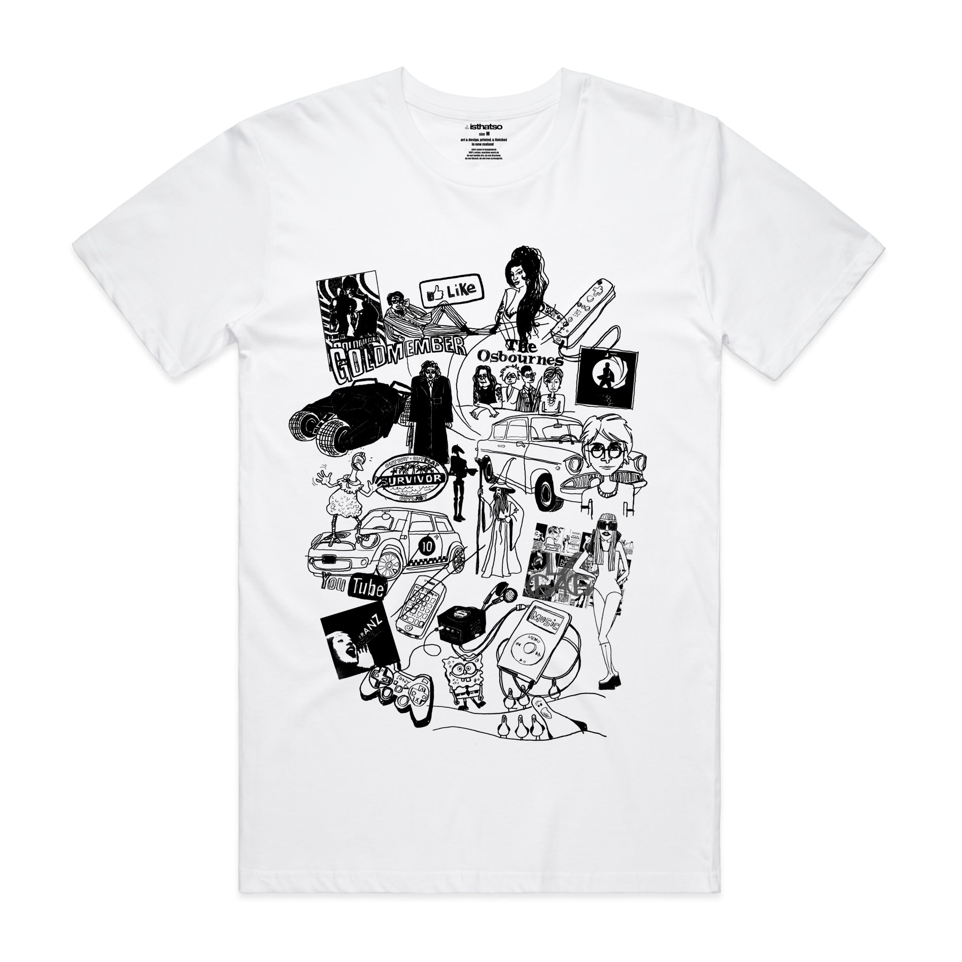 Isthatso - The Zero Years SS Tee - White