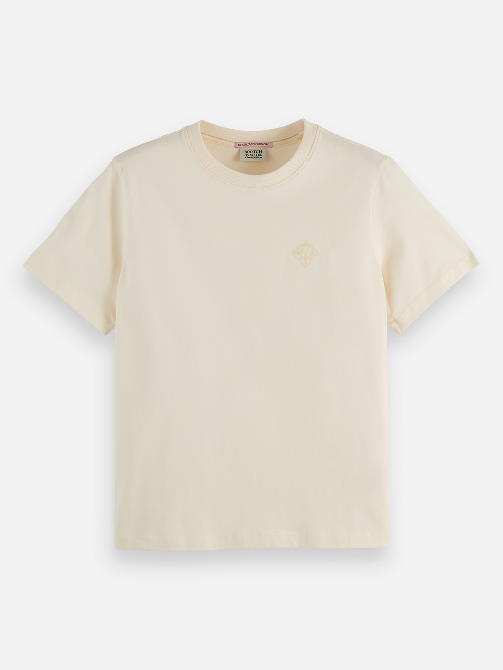 Maison Scotch - Chest Artwork Regular Tee - Off White