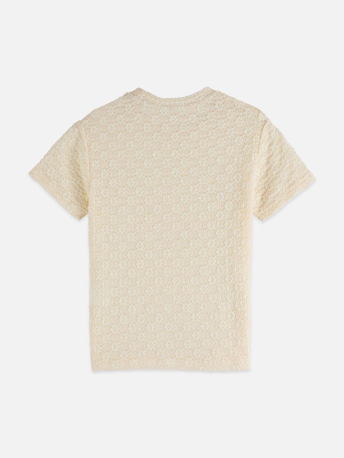 Maison Scotch - Open Structure Slim Fit Top - Eggnog
