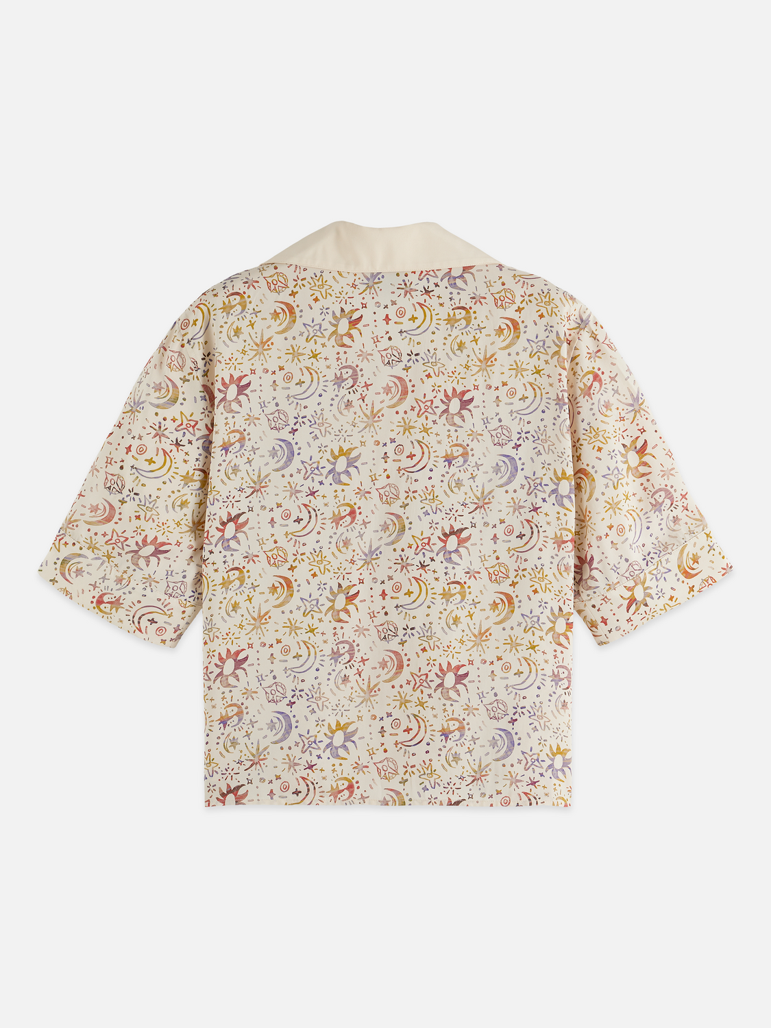 Maison Scotch - Printed SS Shirt - Cosmic Sky Eggnog