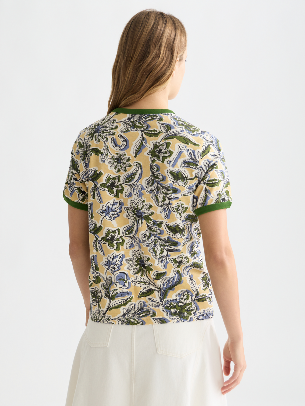Maison Scotch - Printed Regular Fit Tee - Lucky Bandana Multi